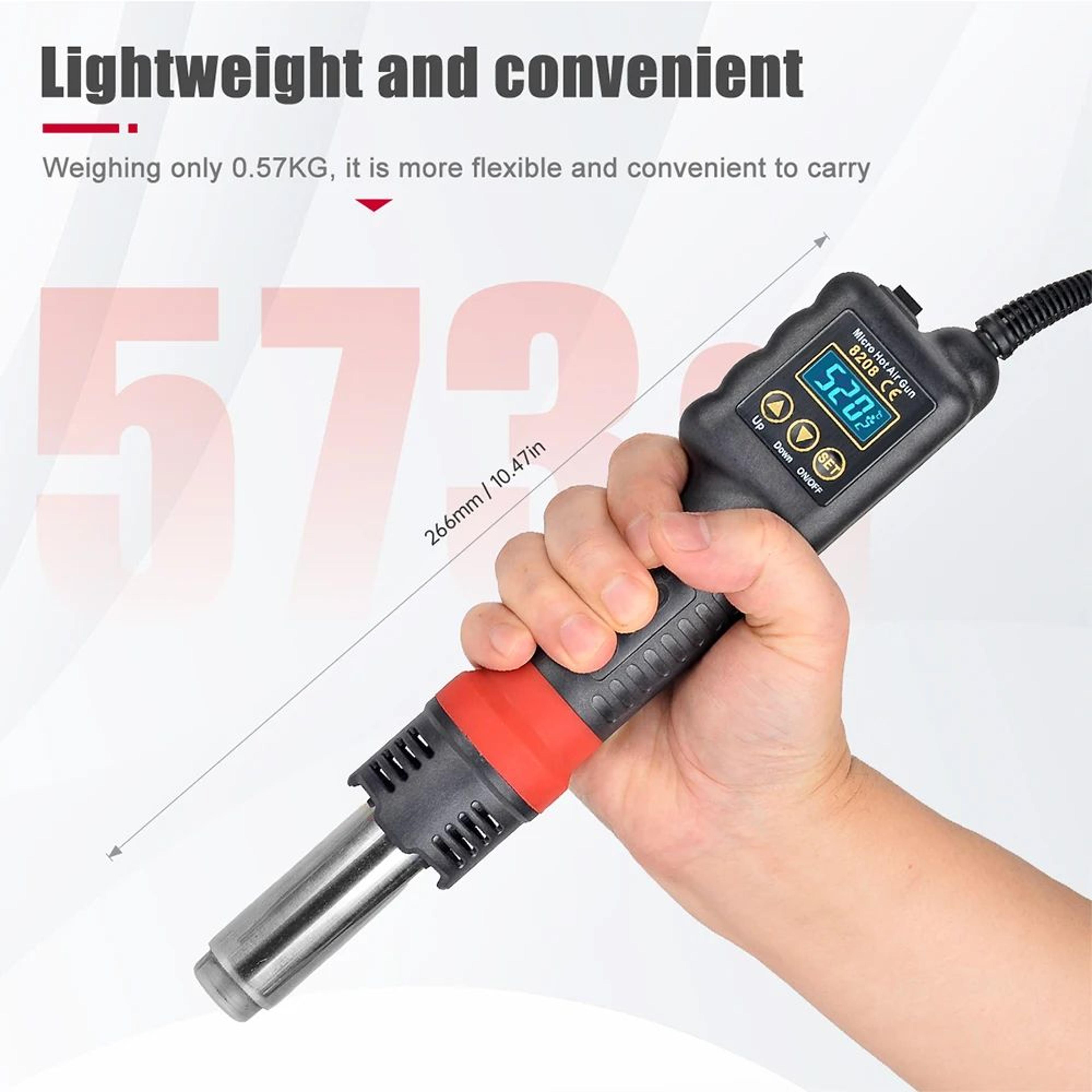 JCD 8208 750W Micro Hot Air Rework Station With LCD Display 2