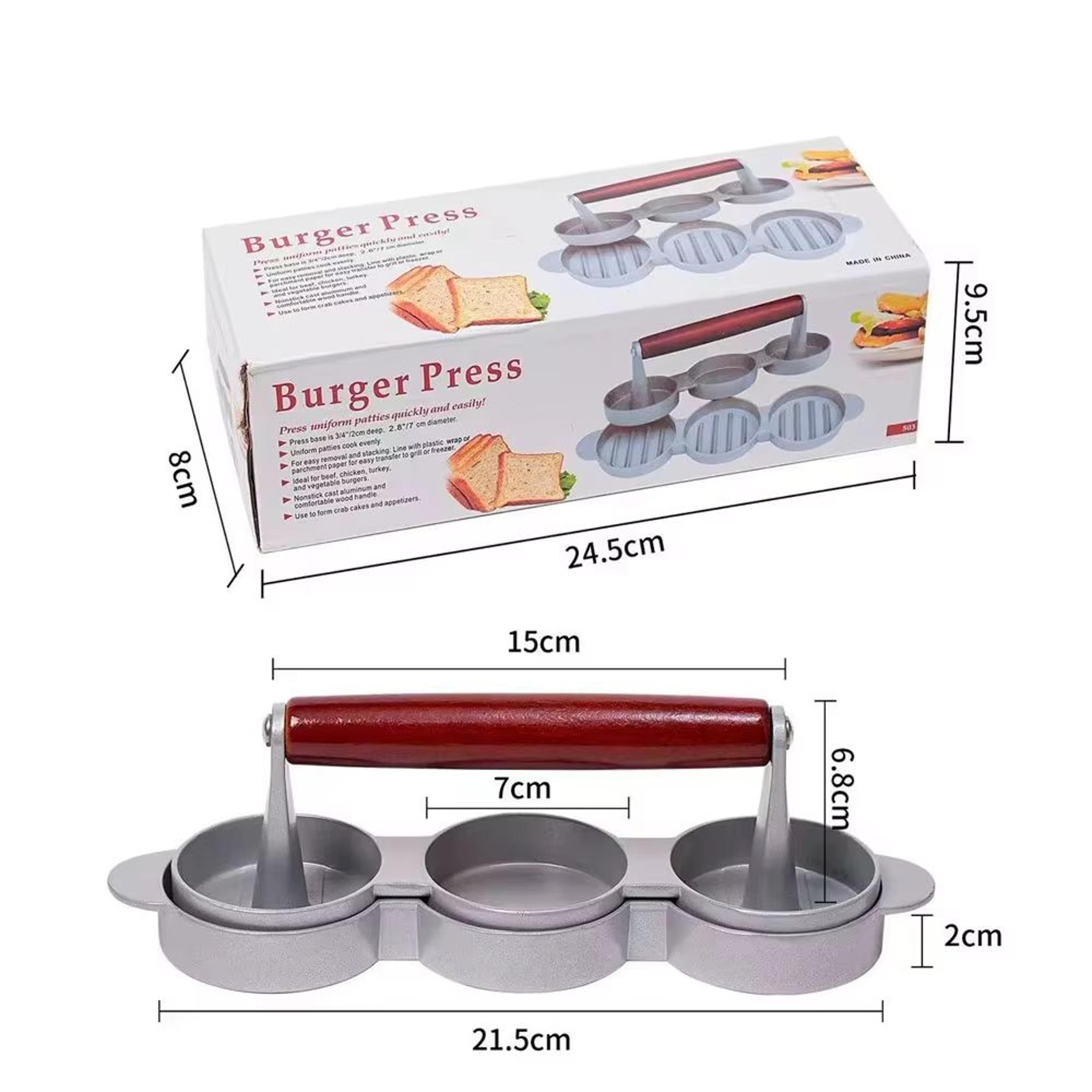 Aluminum Burger Press Patty Maker For Kitchen And BBQ Grill 9