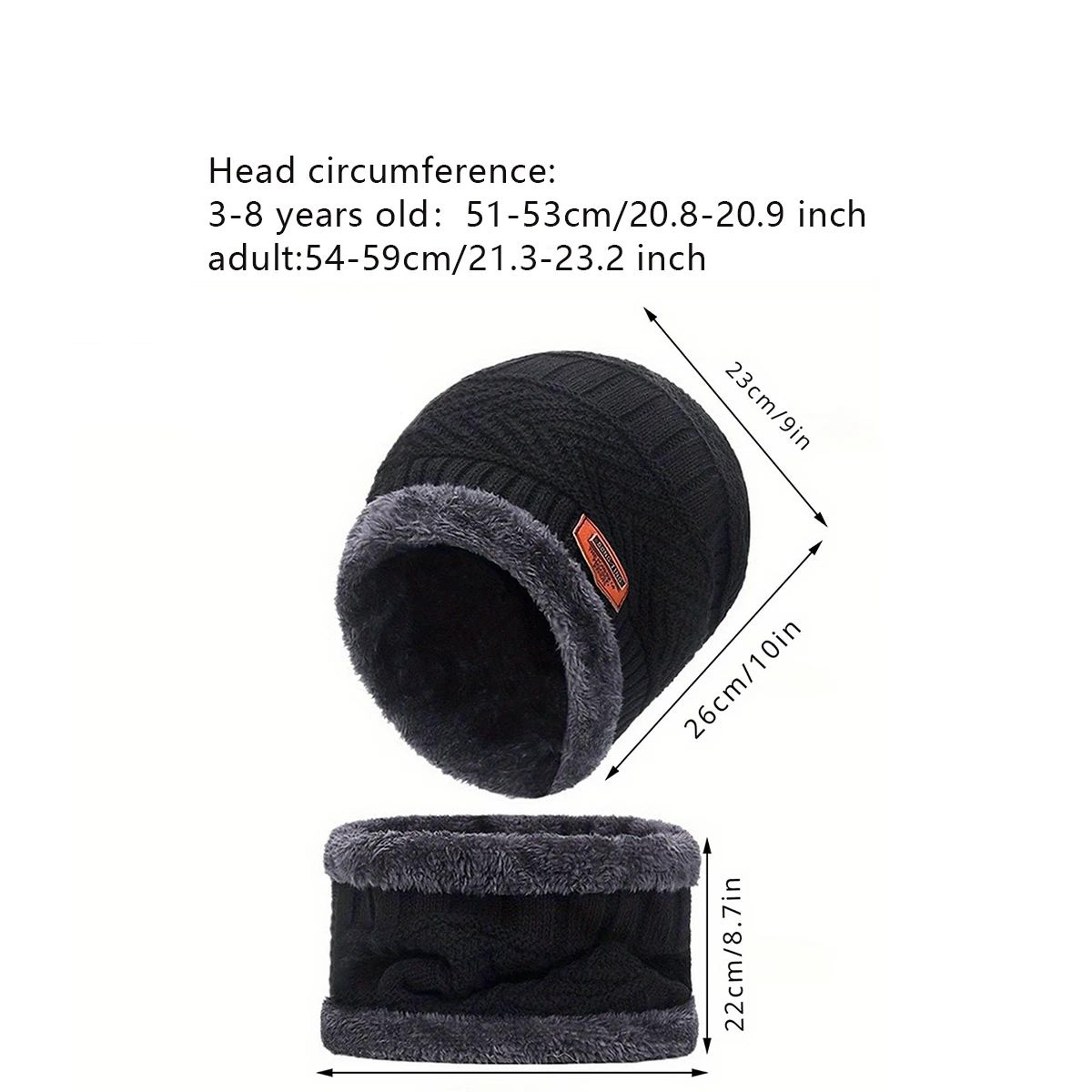 Winter Warm Velvet Hat Scarf And Gloves Set 24pcs For Men And Women 5
