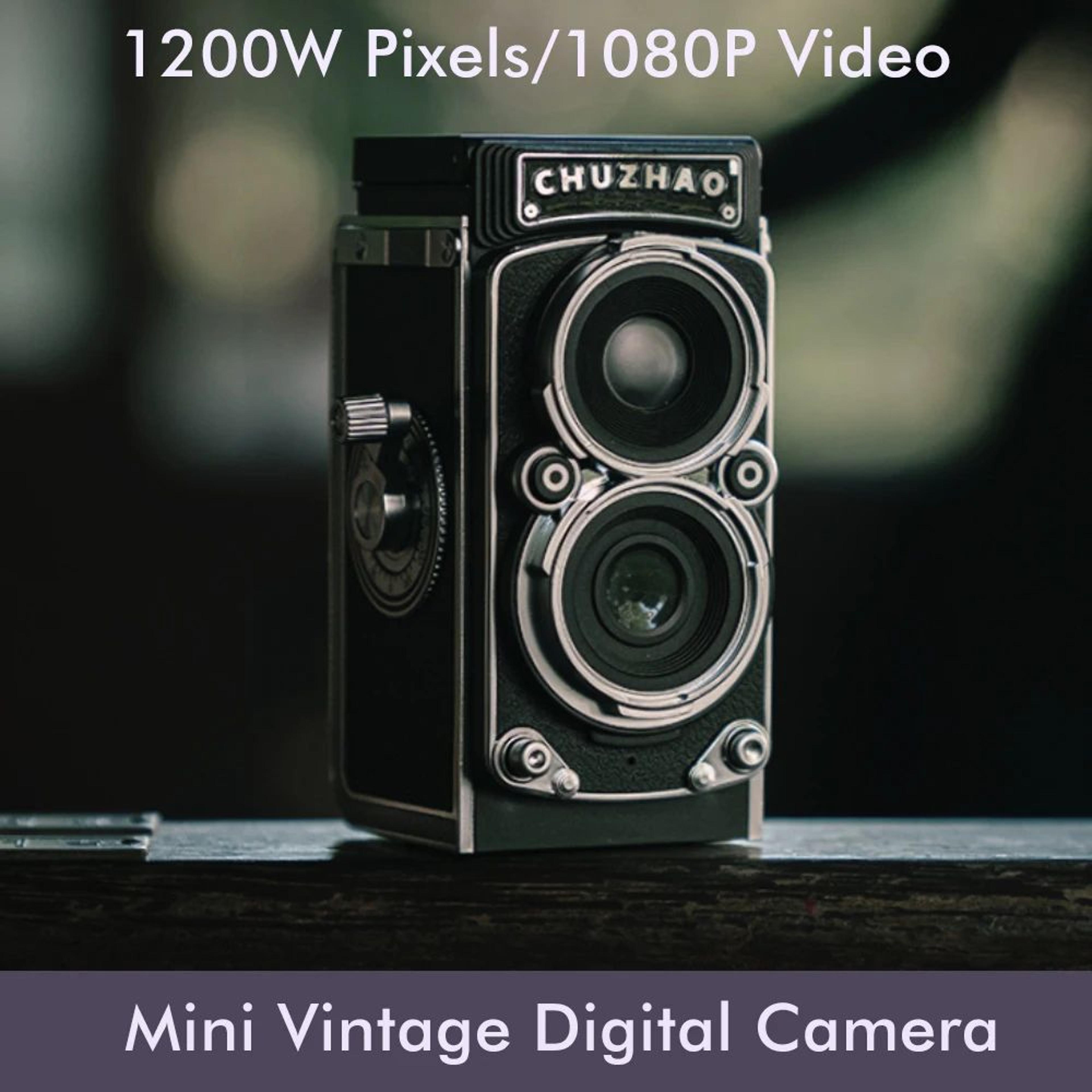 Mini Retro Digital Camera 1080p Video 12MP Vintage Portable Pocket Camera 0