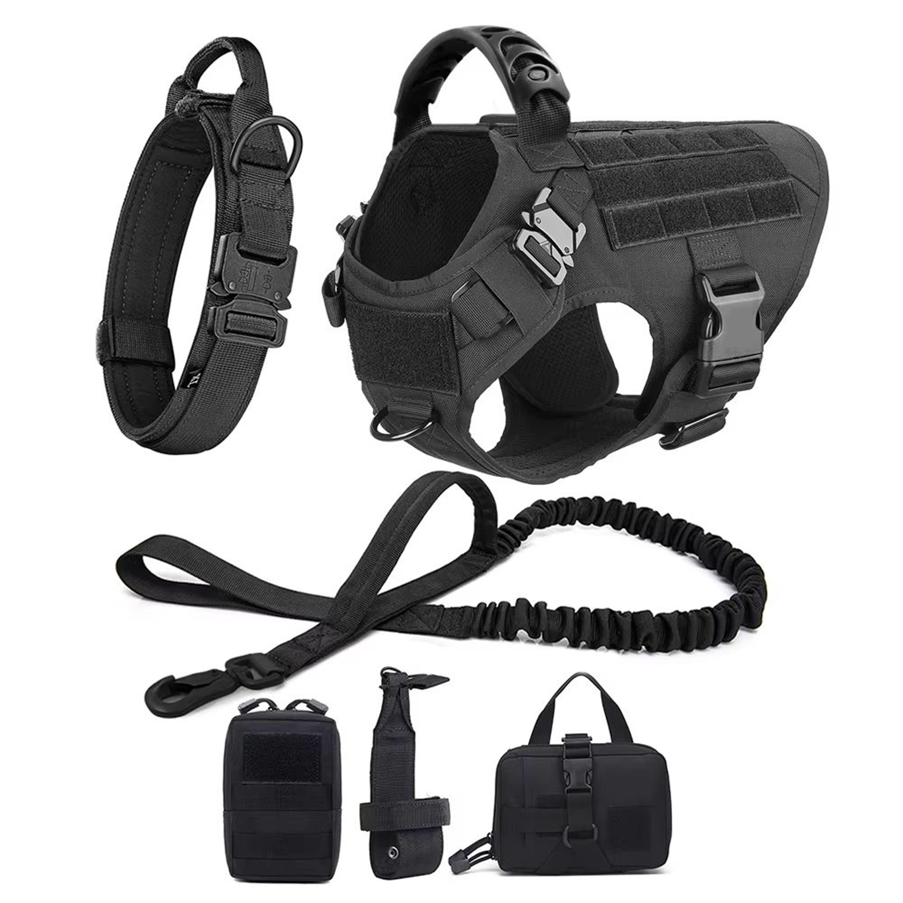 HeavyDuty Dog Harness And Leash Set For Large Dogs Training And Walking 11