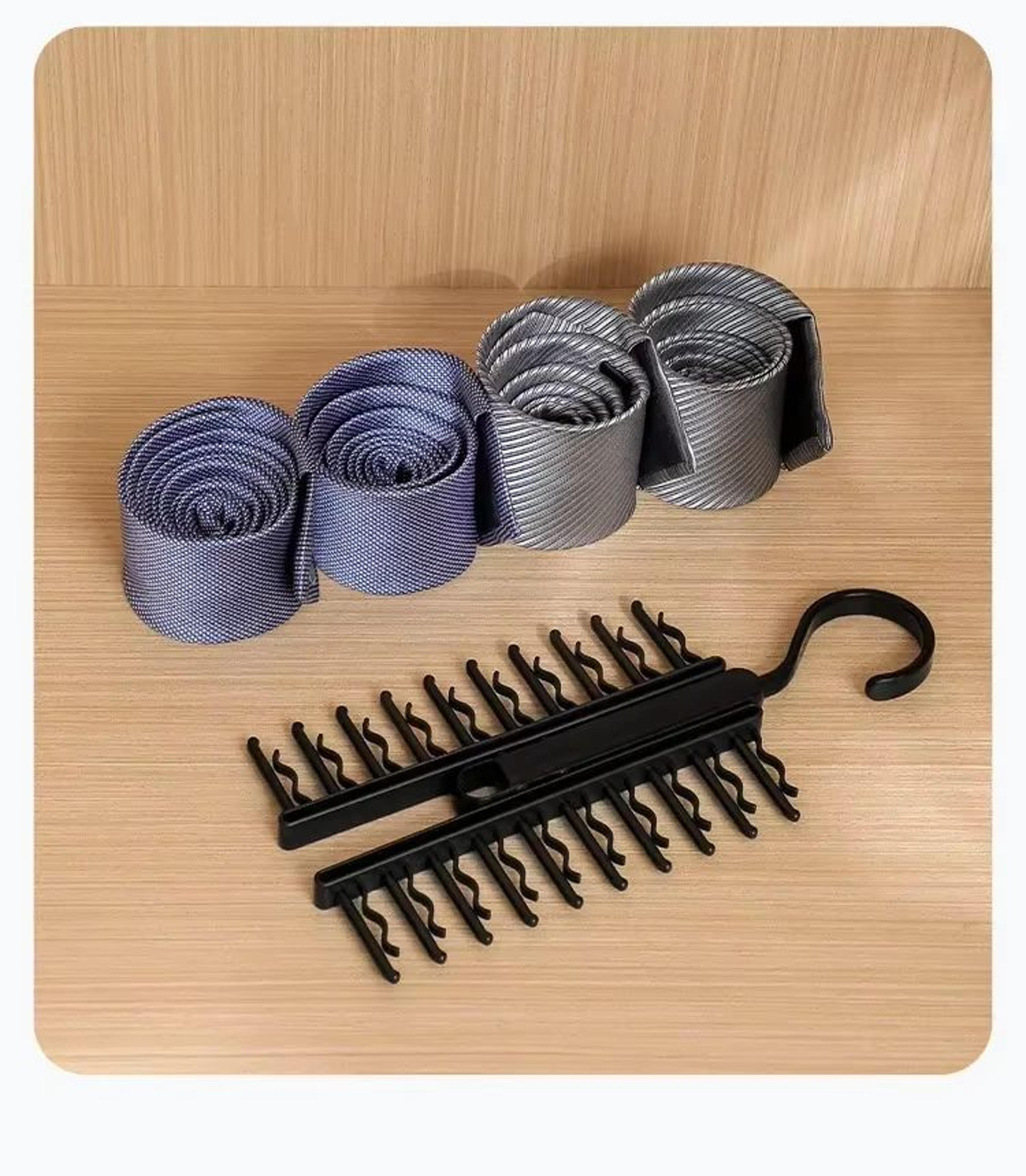360 Rotating Tie And Belt Organizer Rack With 20 Hooks Closet Storage Hanger 5