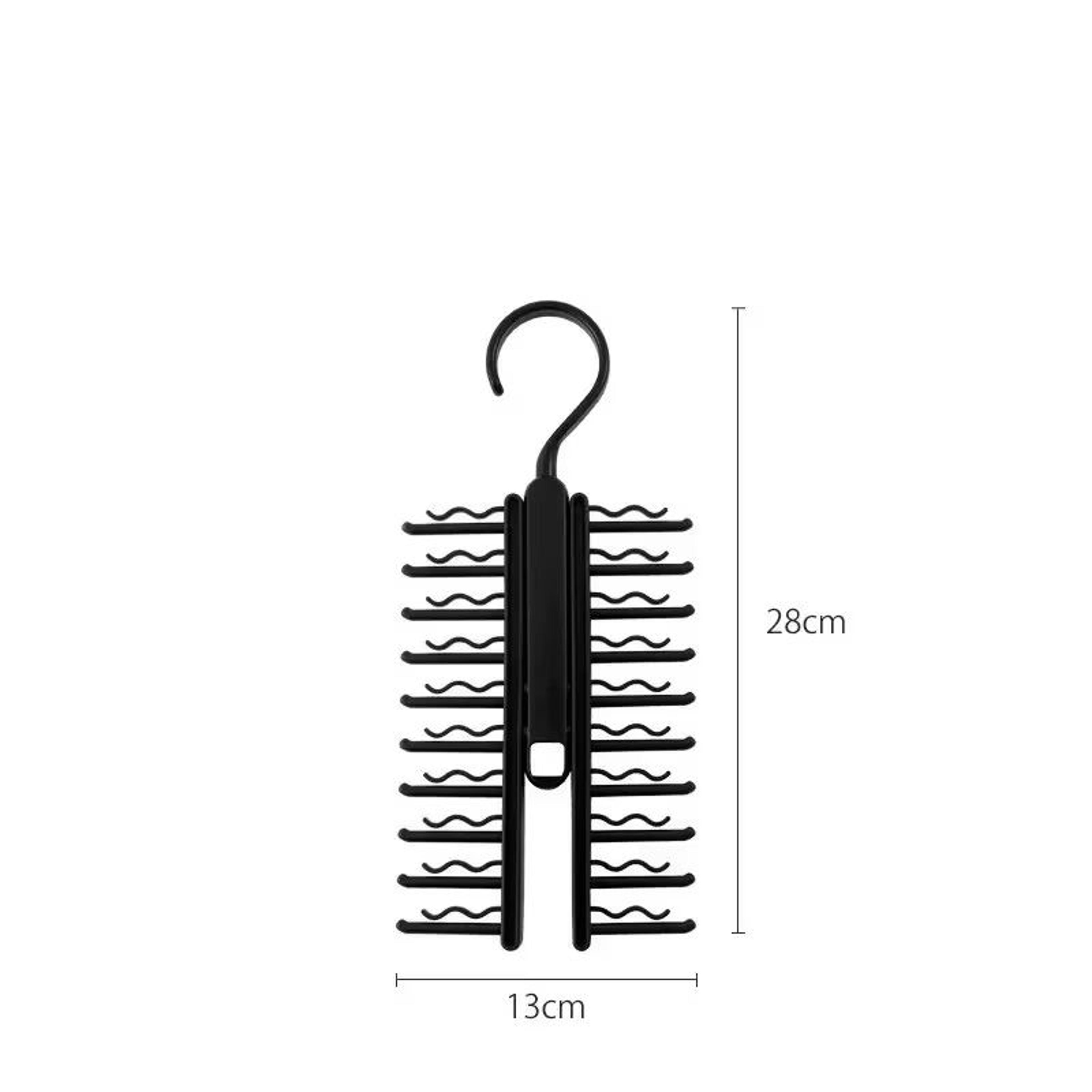 360 Rotating Tie And Belt Organizer Rack With 20 Hooks Closet Storage Hanger 6