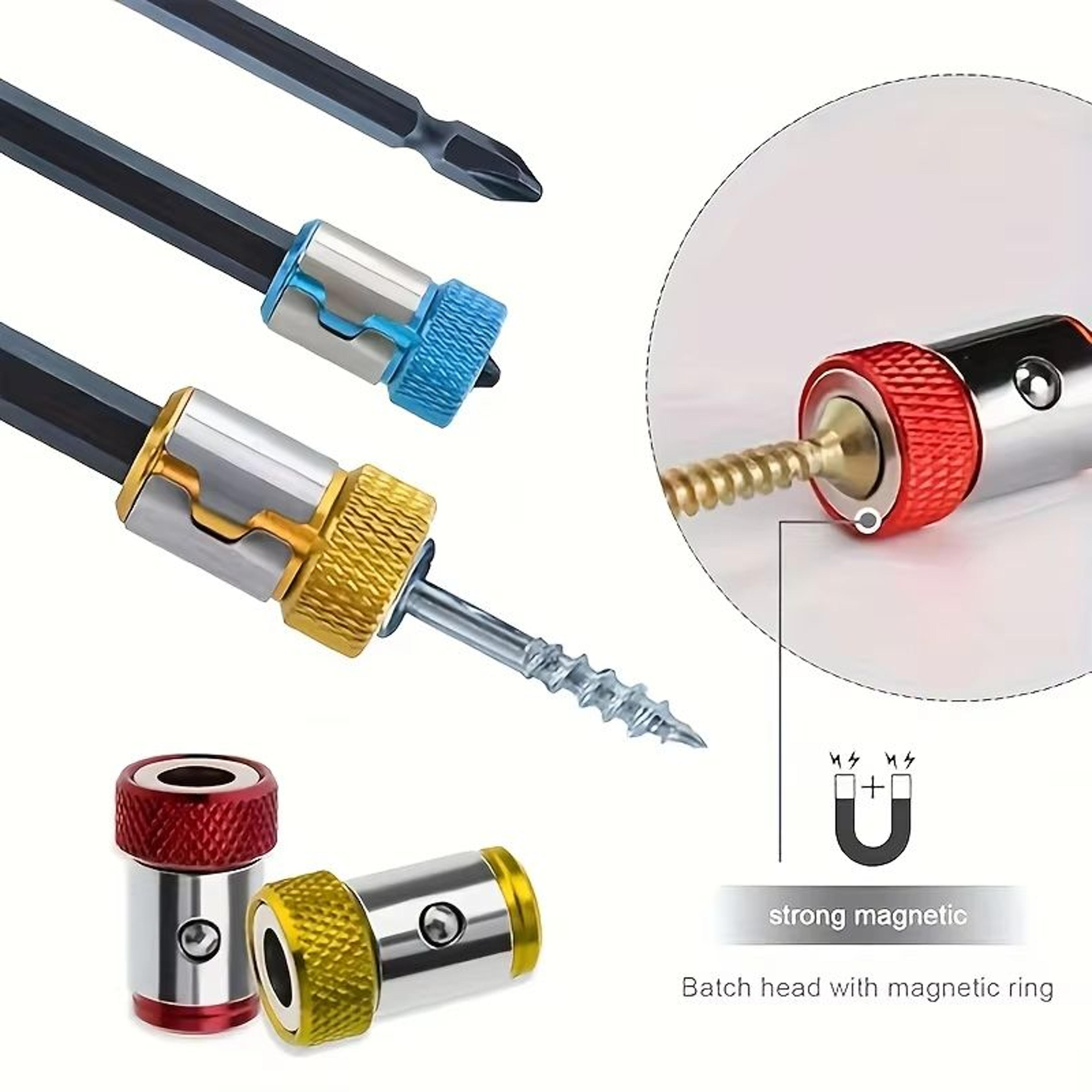 6Piece Universal Magnetic Screwdriver Bit Set With Magnetized Alloy Rings 4