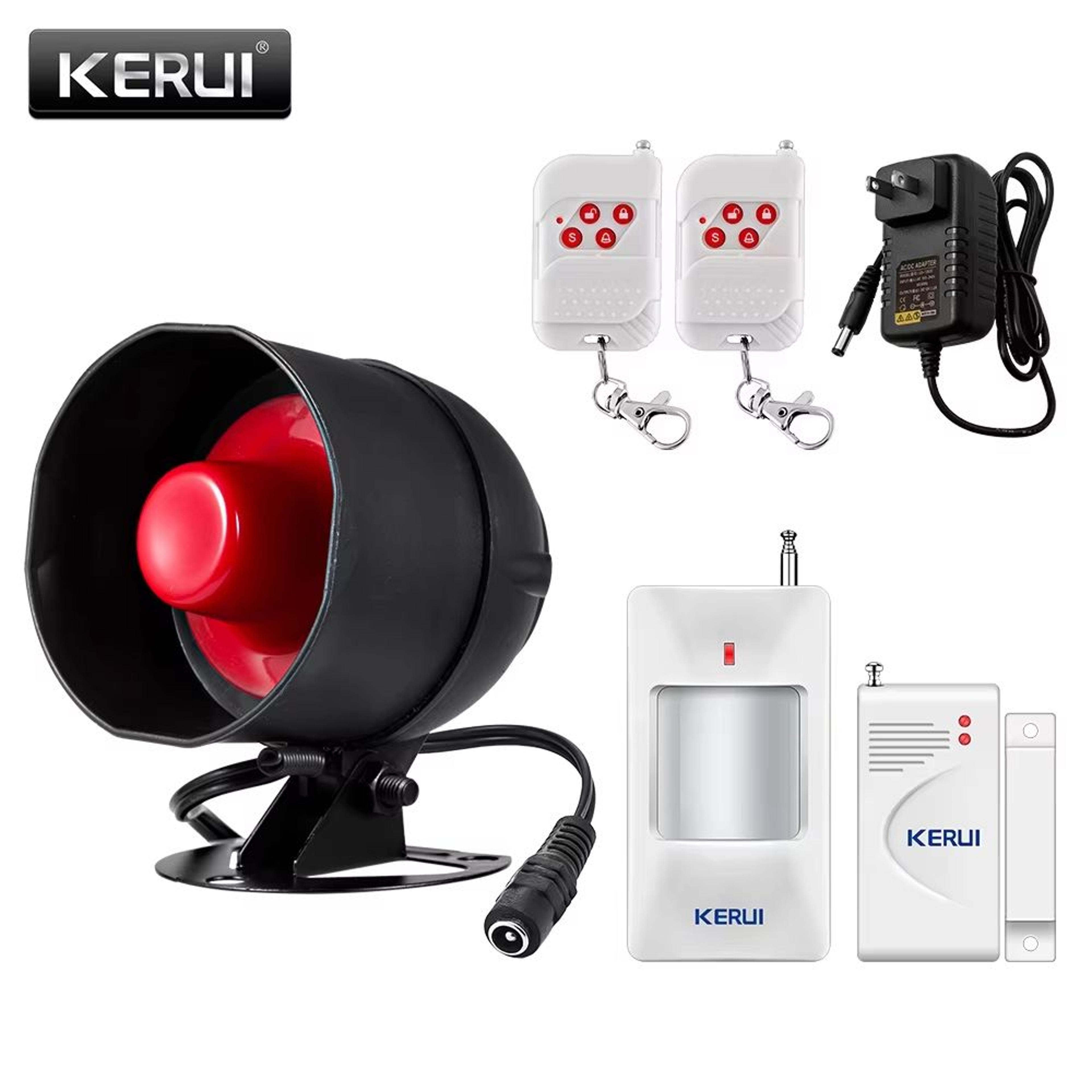 KERUI Wireless Standalone Home Security Alarm With PIR Motion Sensor And Loud Siren 7
