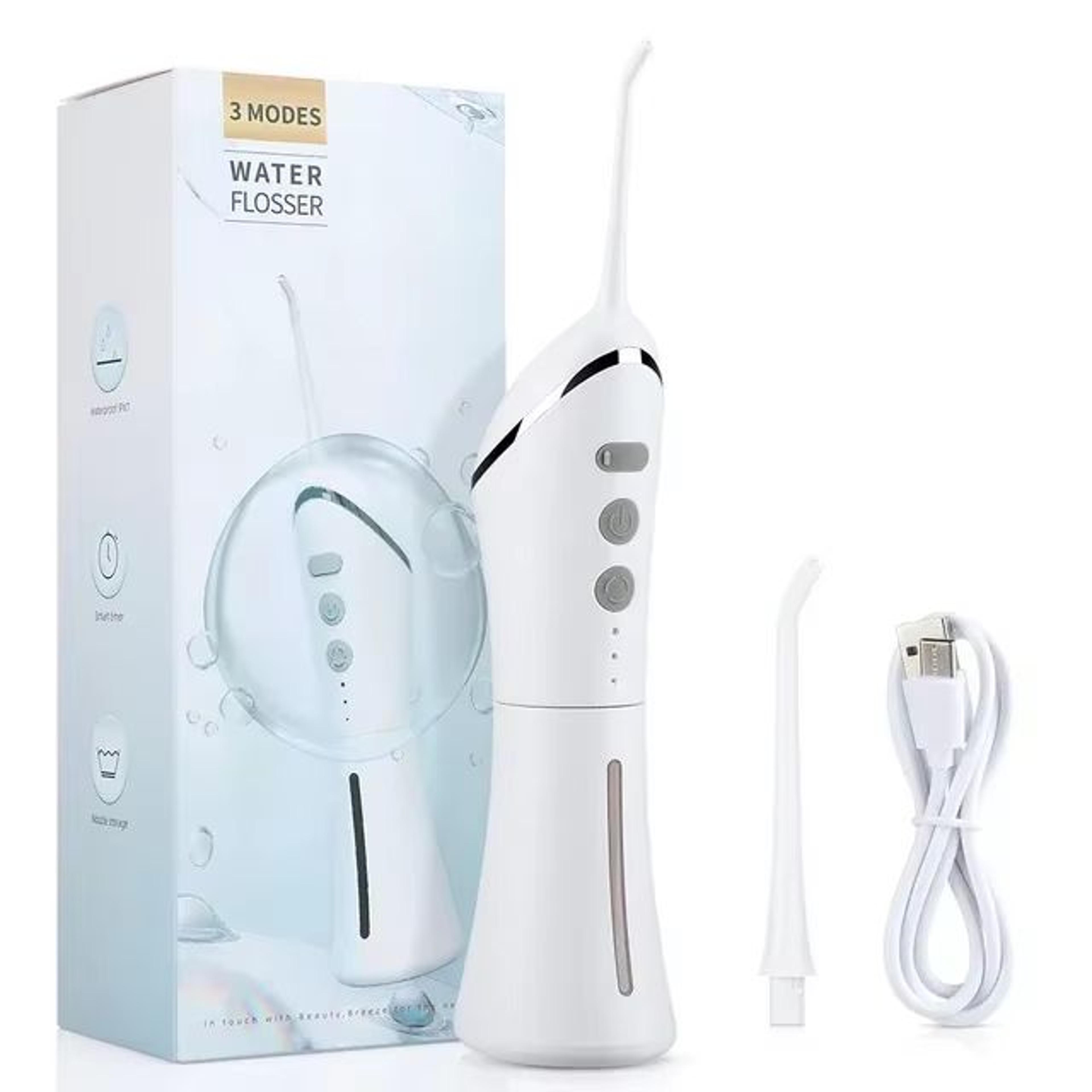 Electric Tooth Flosser With HighPressure Jet Rechargeable Toothbrush Whitening  Gum Care 0