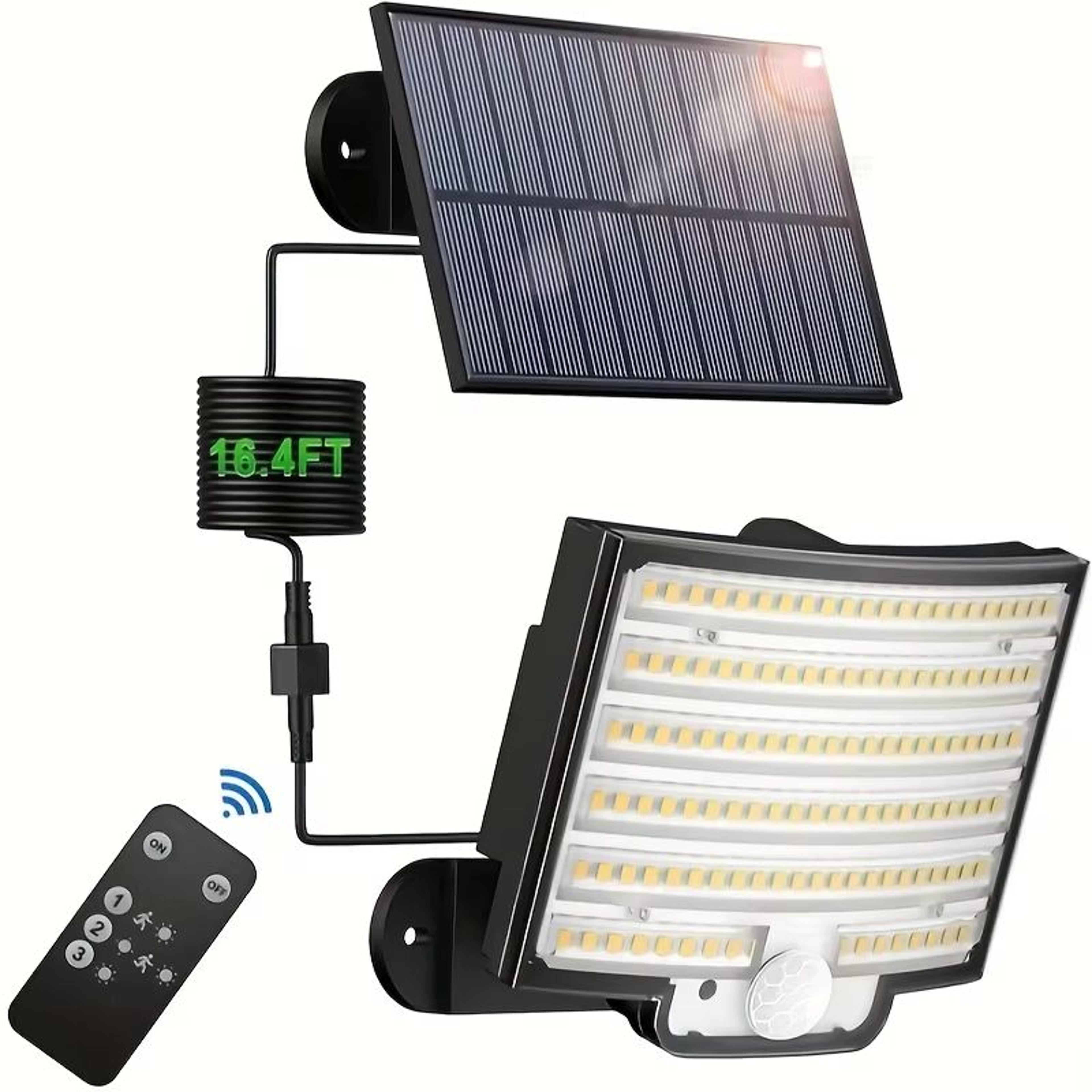Solar LED Motion Sensor Outdoor Flood Light  Wireless Waterproof Security Light For Patio Garage Po 0