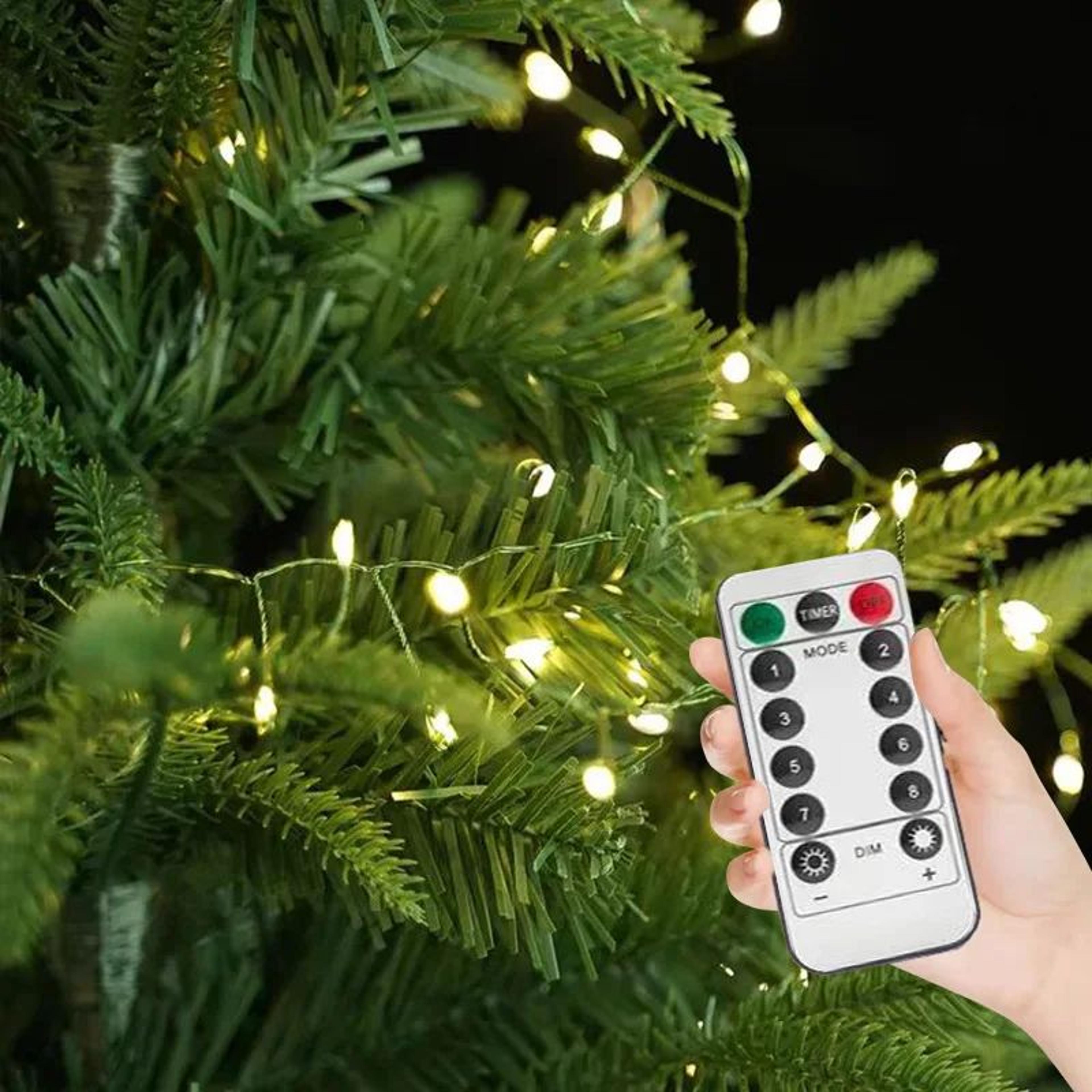 Remote Control Copper Wire Outdoor LED String Lights Decorative Starry Sky Fairy Lights 4