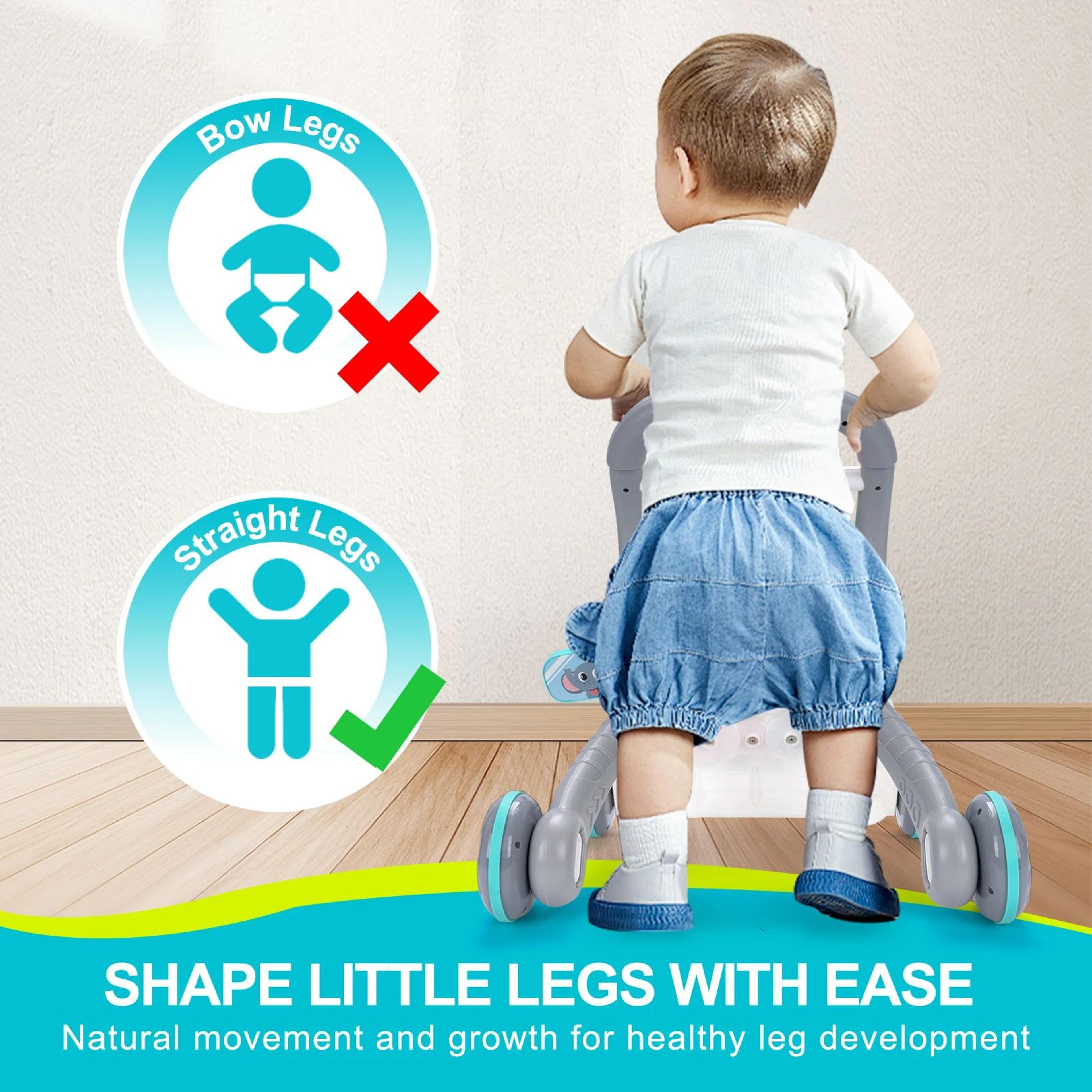 Multifunction Baby Cartoon Push Walker Toy With Music And Drawing Board 4