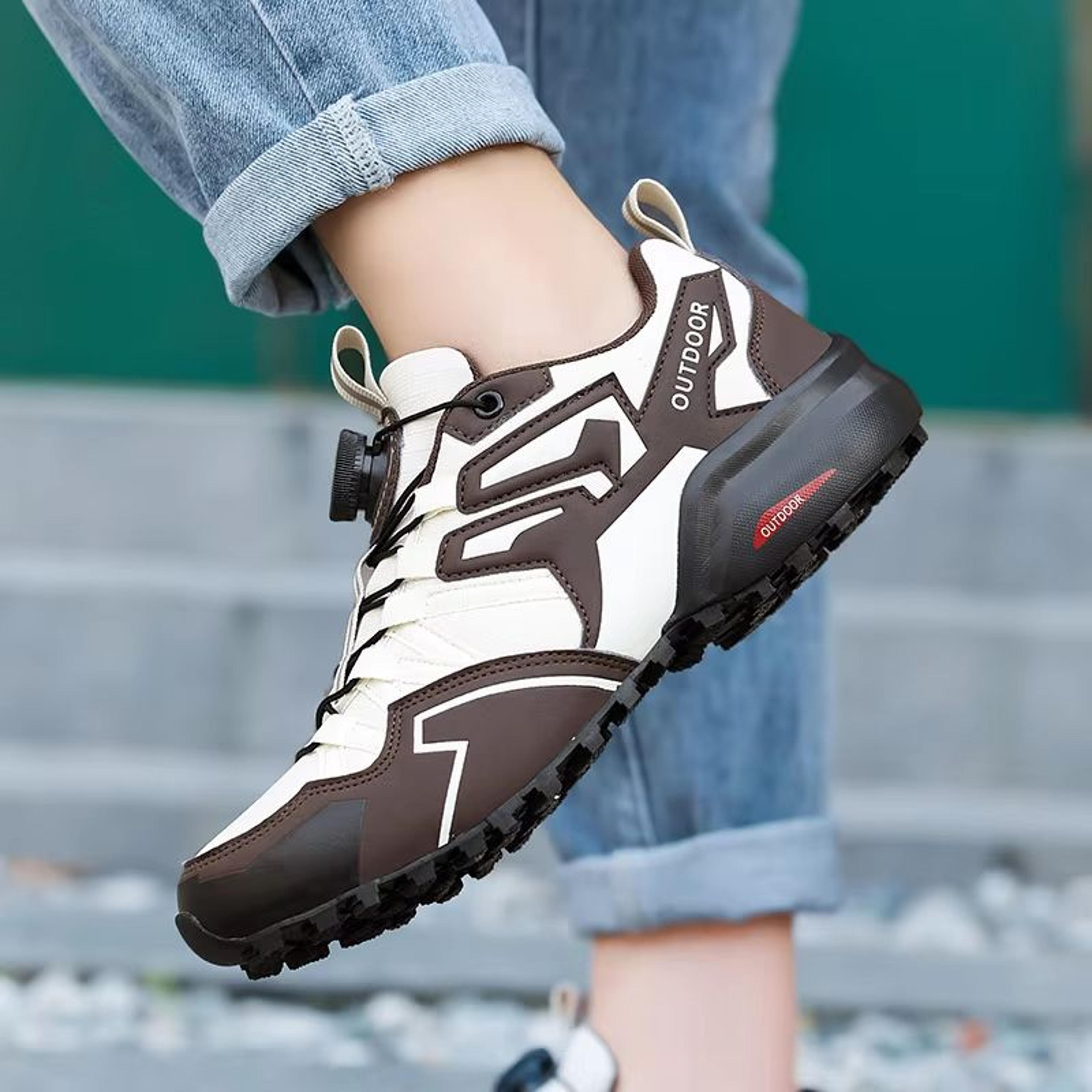 Mens Outdoor Hiking Sneakers Breathable Trekking And Climbing Shoes 4