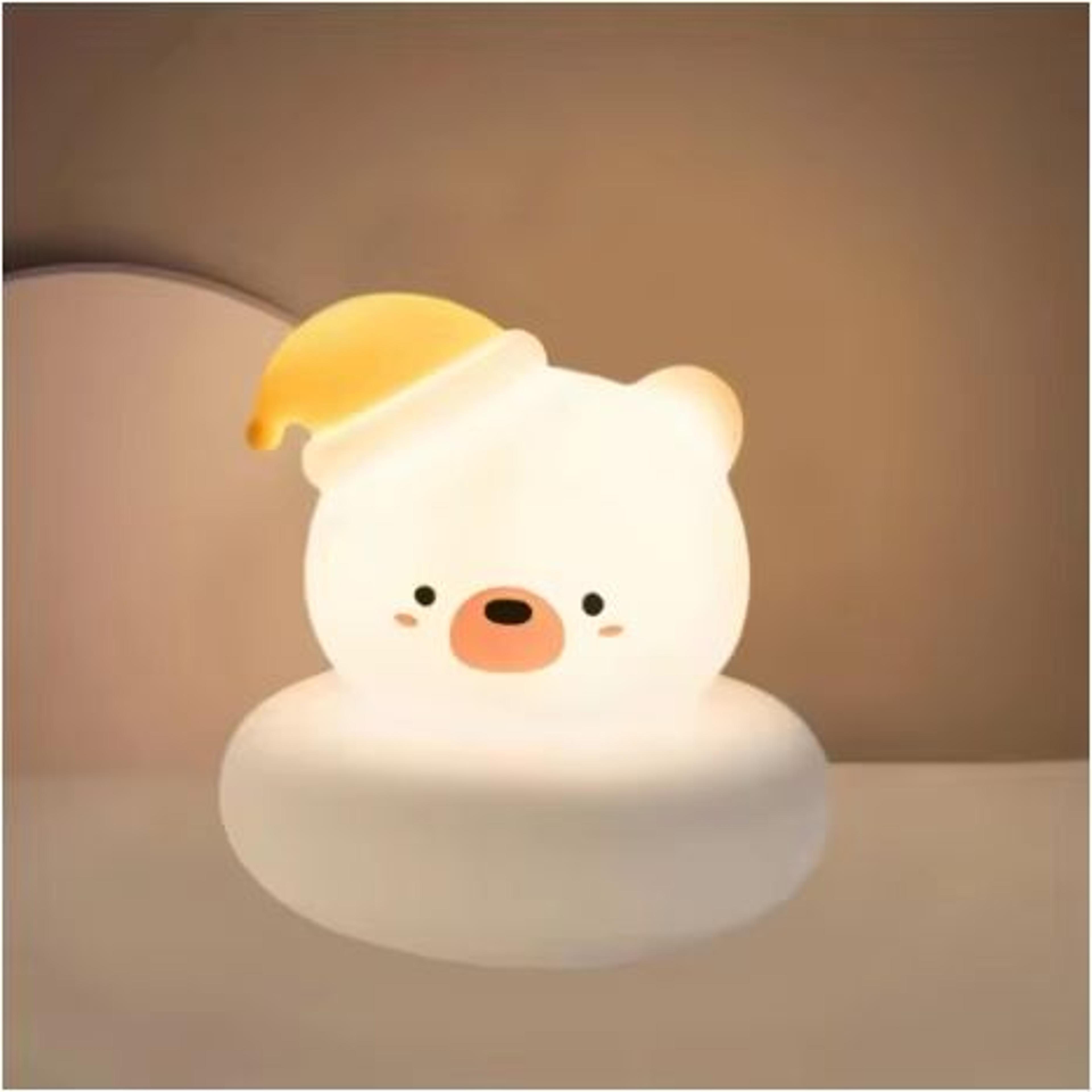 Animal Silicone Night Light 3Level Dimmable Touch Control Lamp For Kids 8