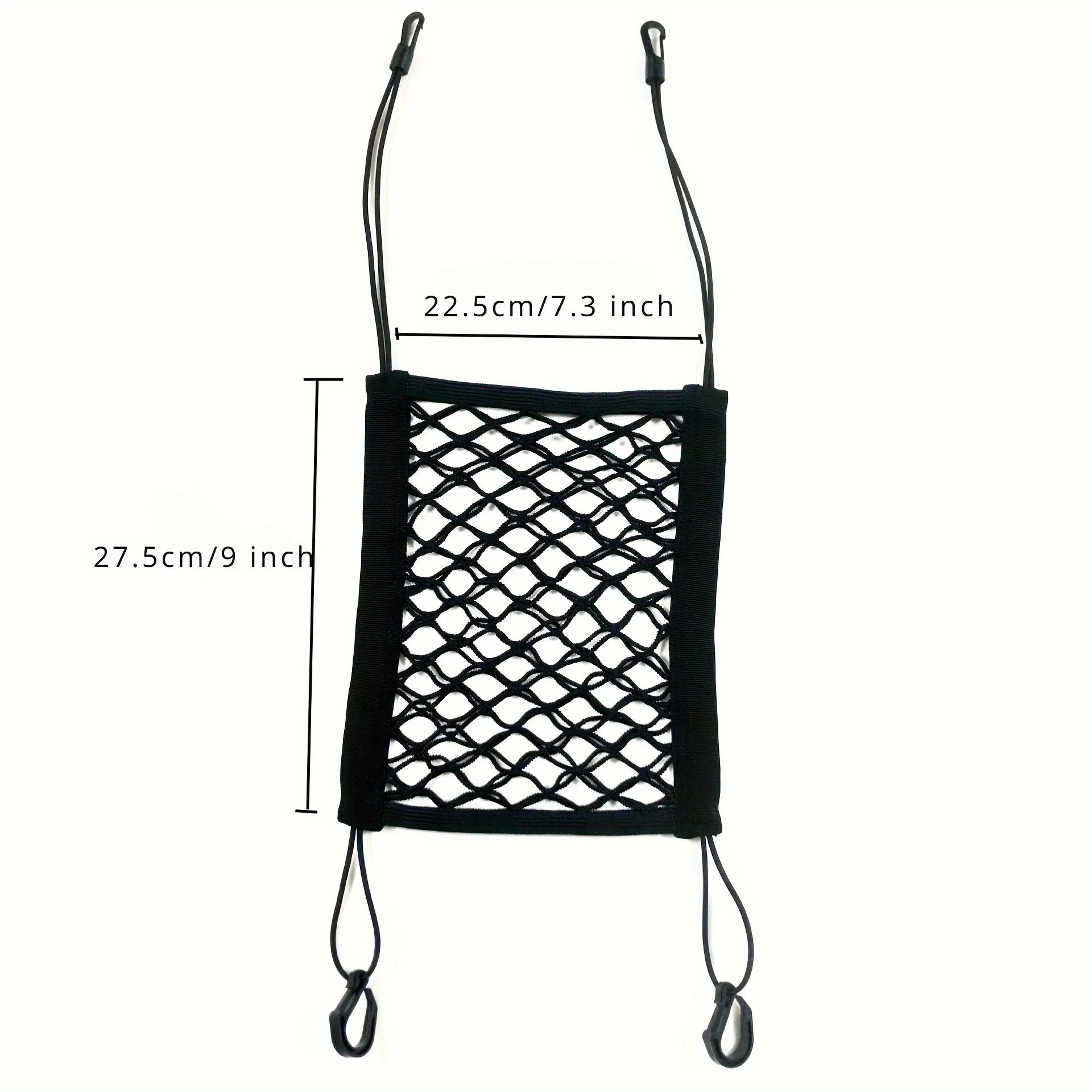Dog Car Barrier Safety Mesh Net With Storage Bag  Back Seat Pet Protector 3
