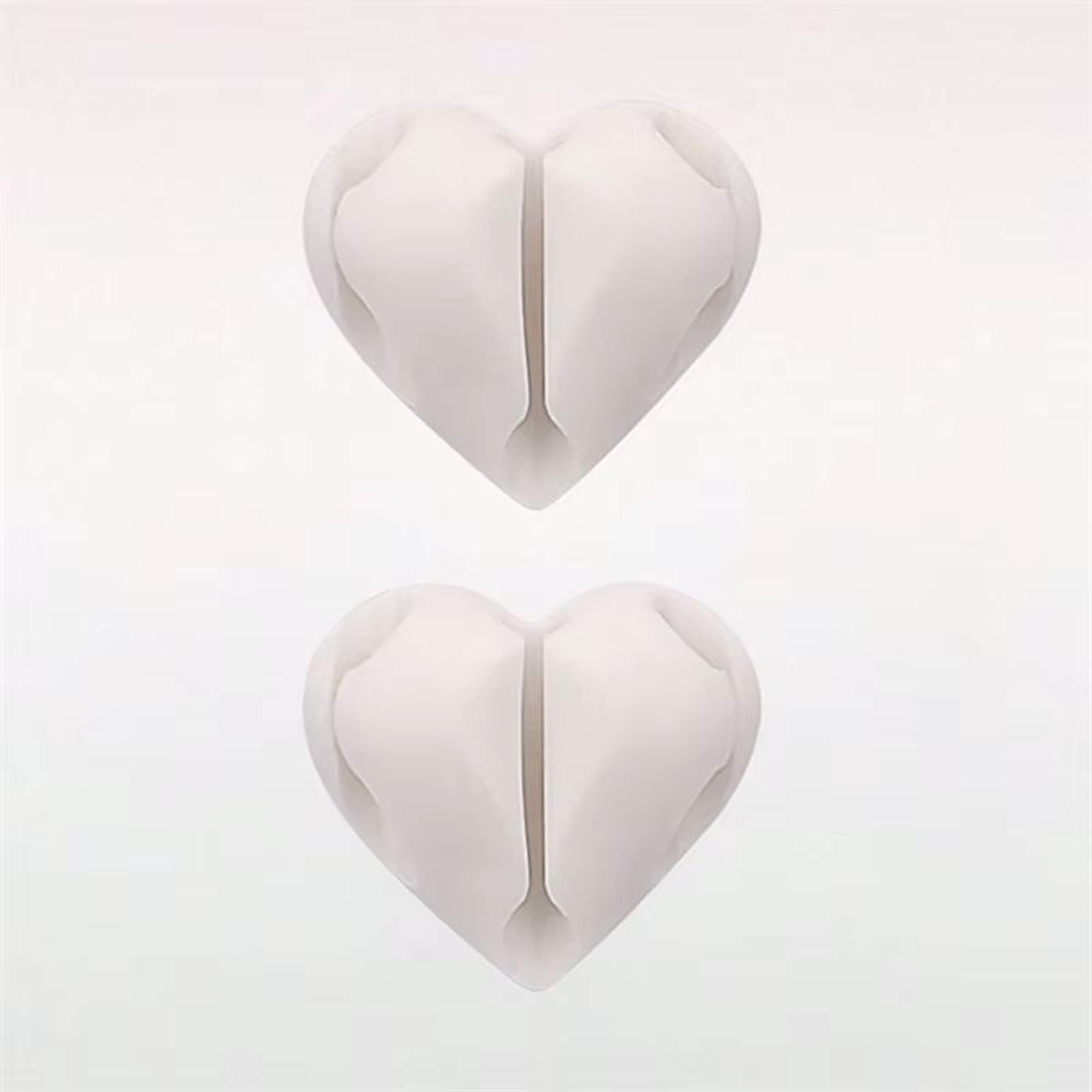 Heart Shaped Mini Cable Winder Organizer 2 Pack Adhesive Cord Holder For Desk Car And Home 6