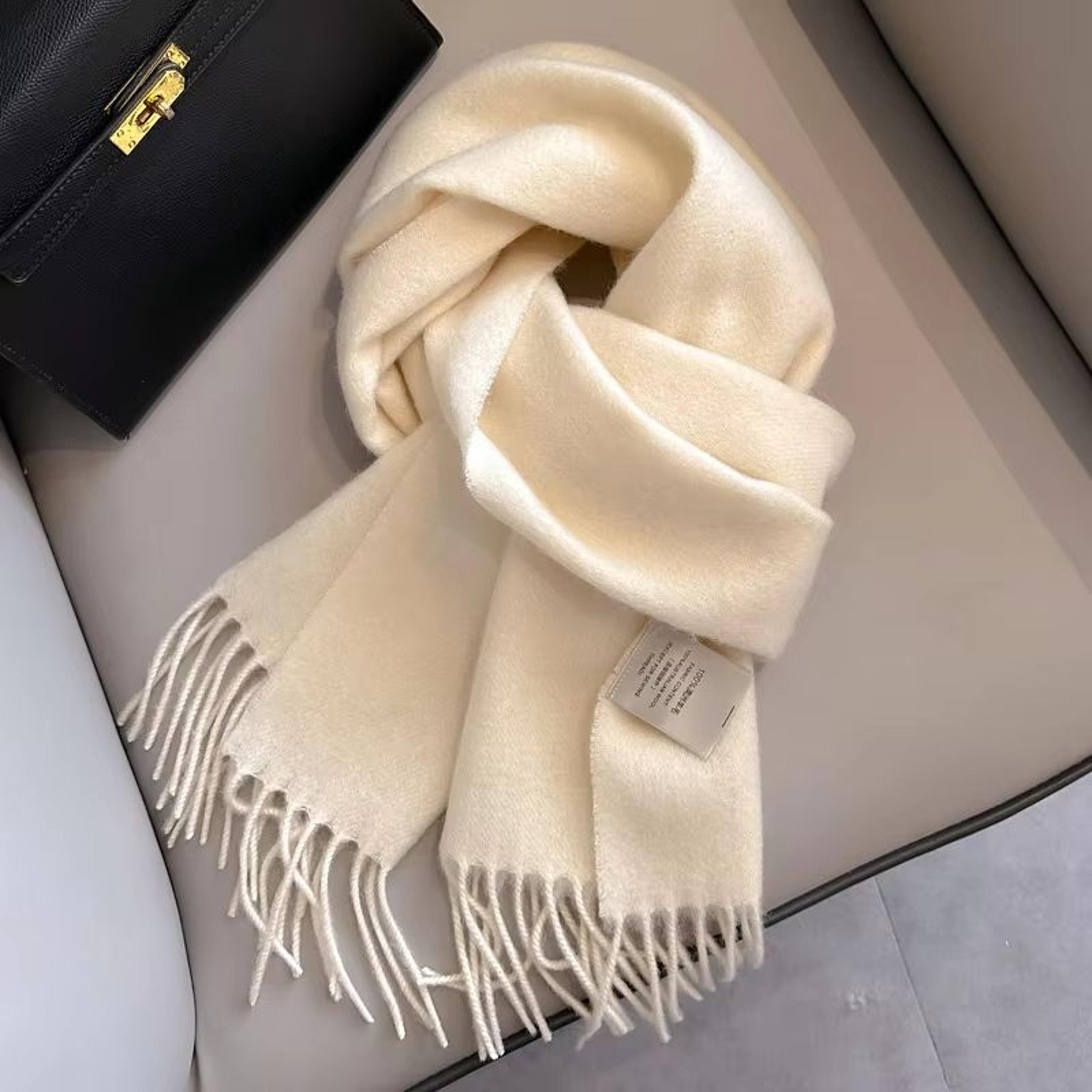 100 Wool Winter Scarf For Men And Women 1