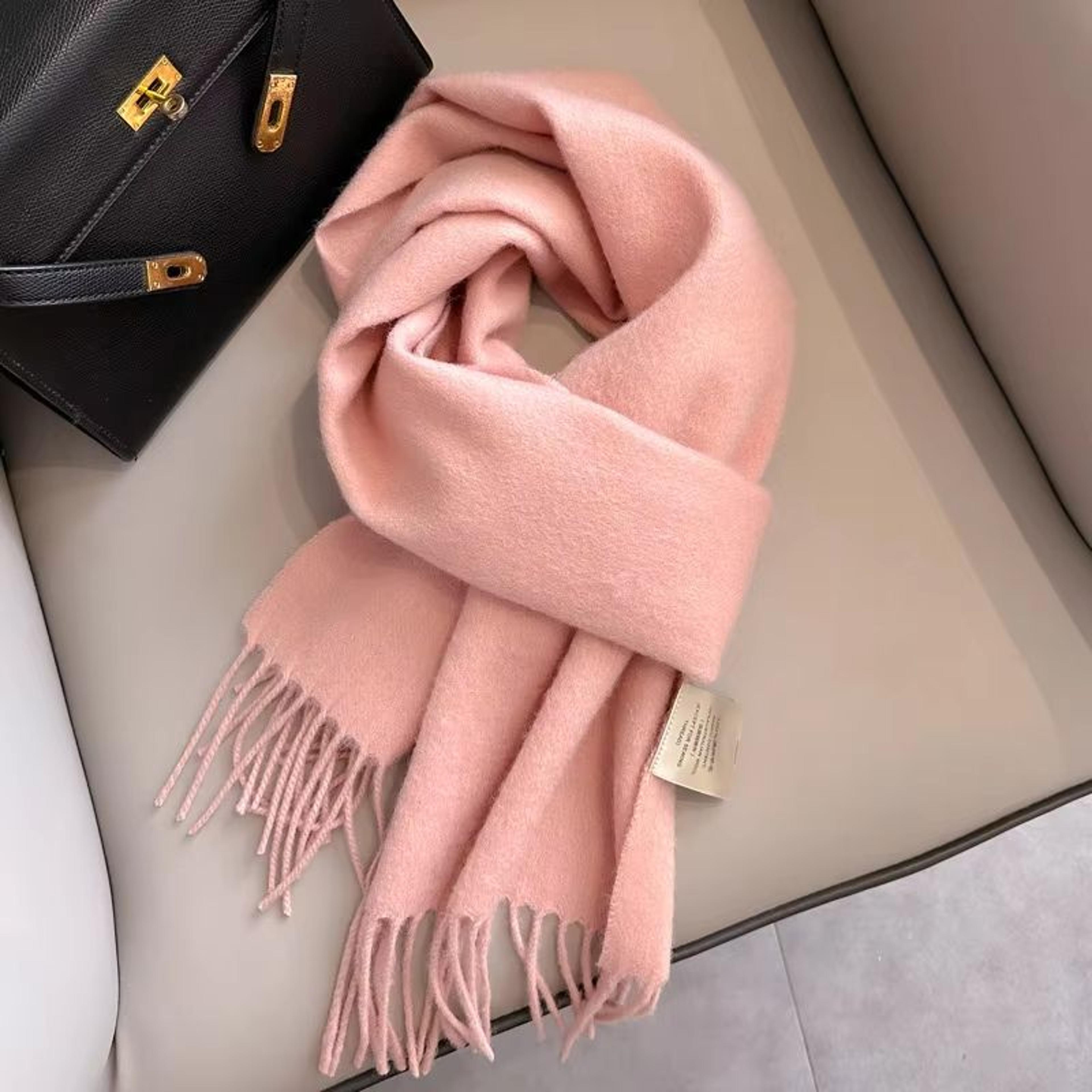 100 Wool Winter Scarf For Men And Women 22