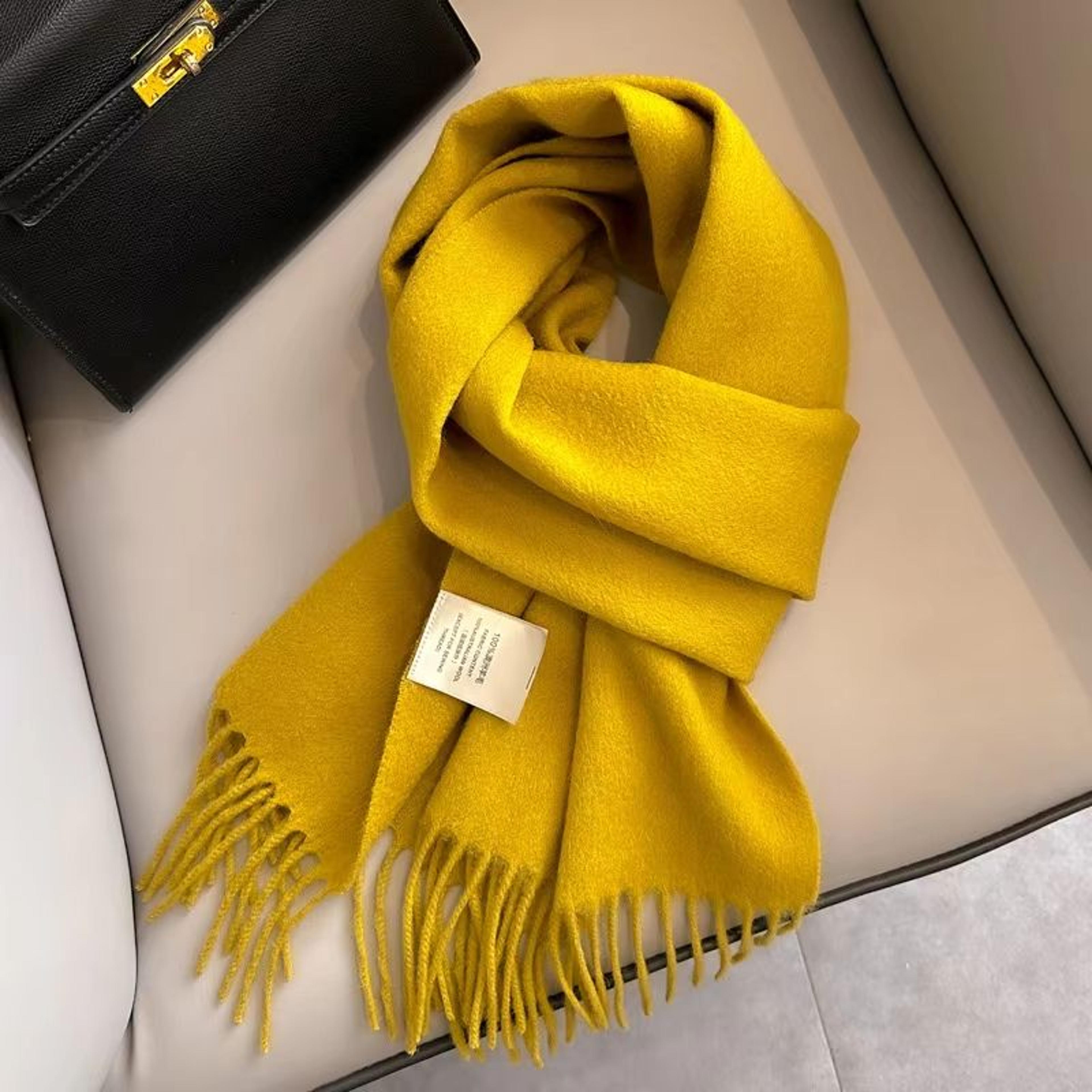 100 Wool Winter Scarf For Men And Women 28