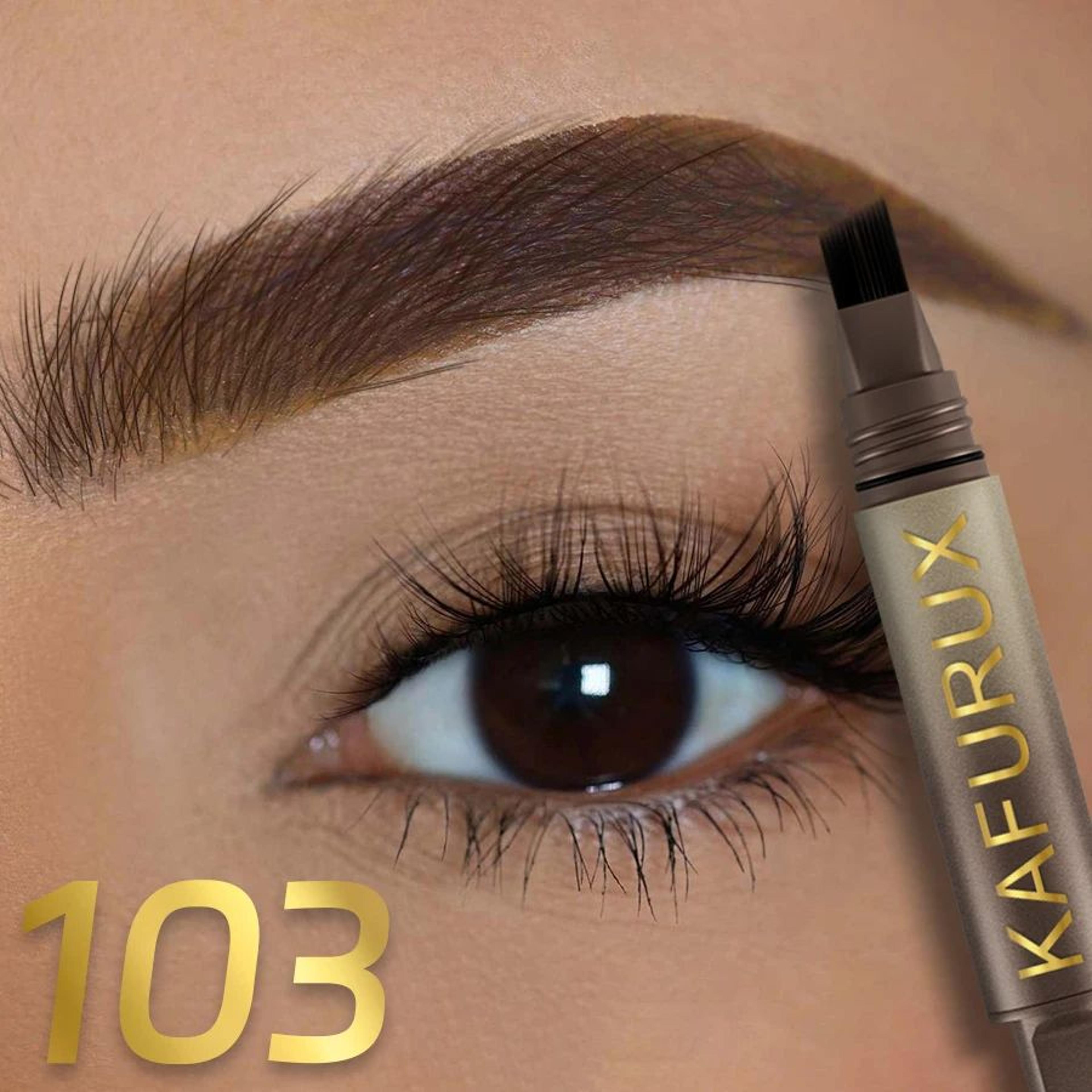 3D Long Lasting Waterproof Eyebrow Pencil With Natural Brush 3
