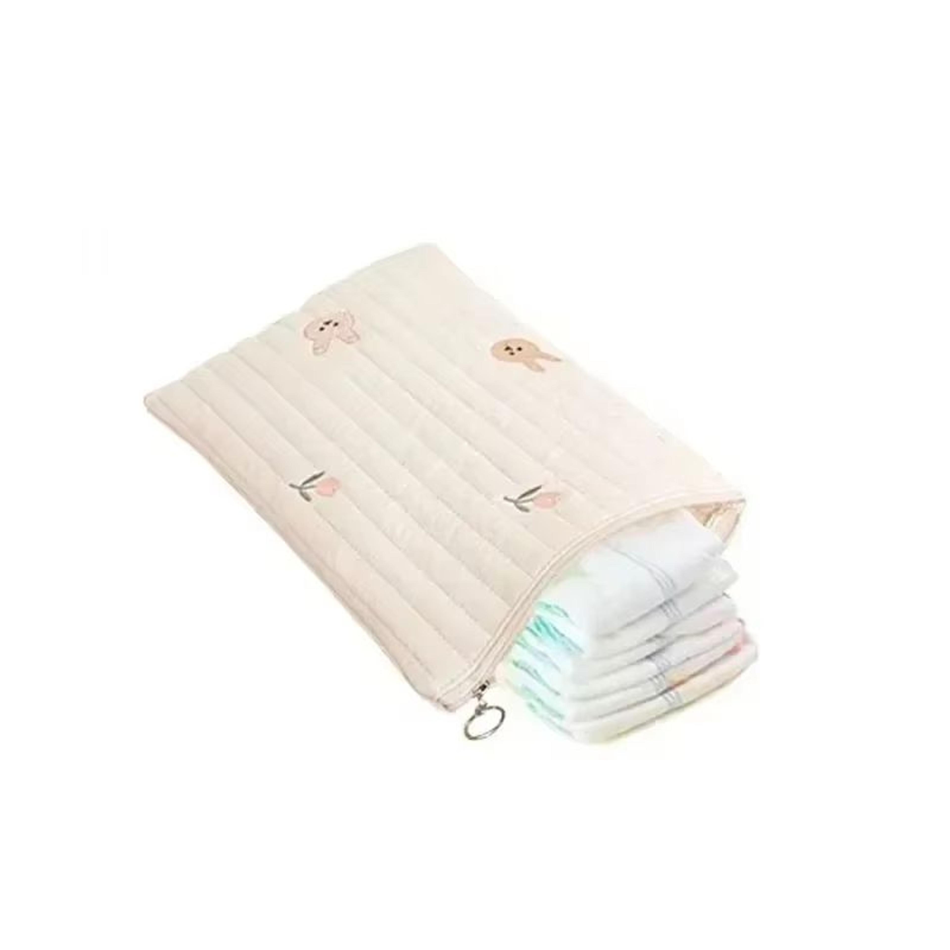 Bear Mommy Diaper Bag And Stroller Organizer Tote With Travel Changing Pockets 6