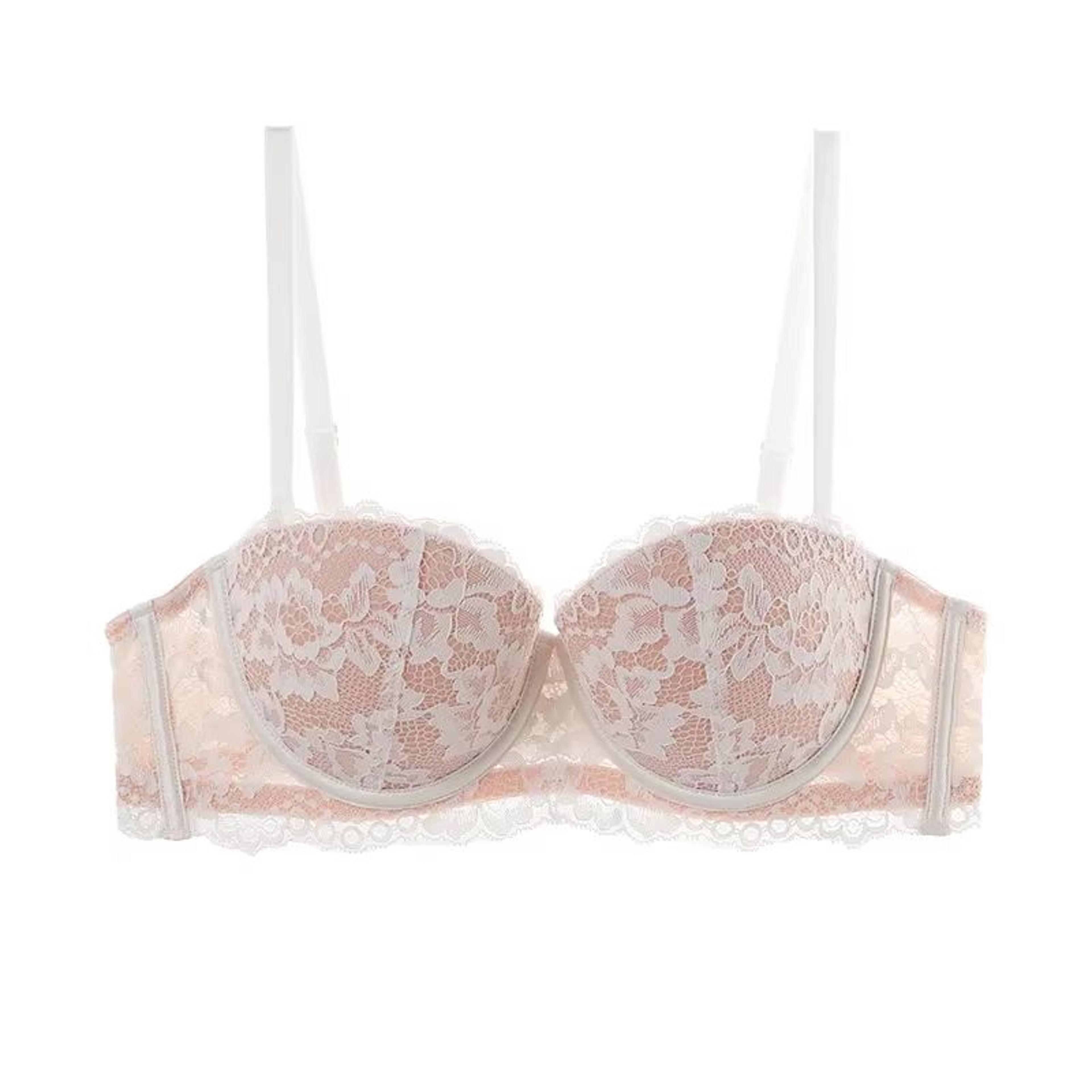 Sexy Floral Lace HalfCup PushUp Bra For Women  Underwire Comfort Lingerie 5