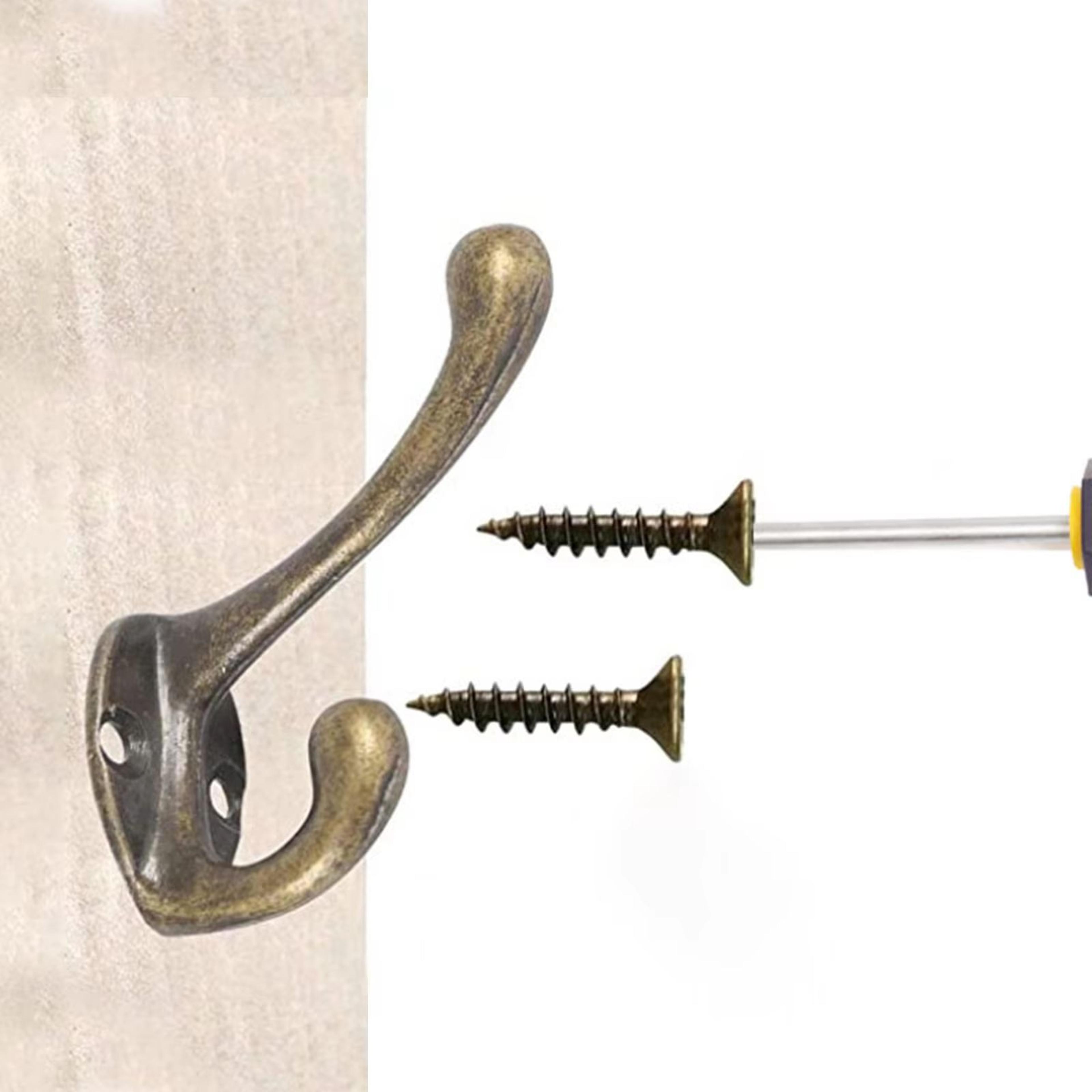 Heavy Duty Wall Mounted Coat Hooks 1020Piece Set Bronze Vintage Rack 3