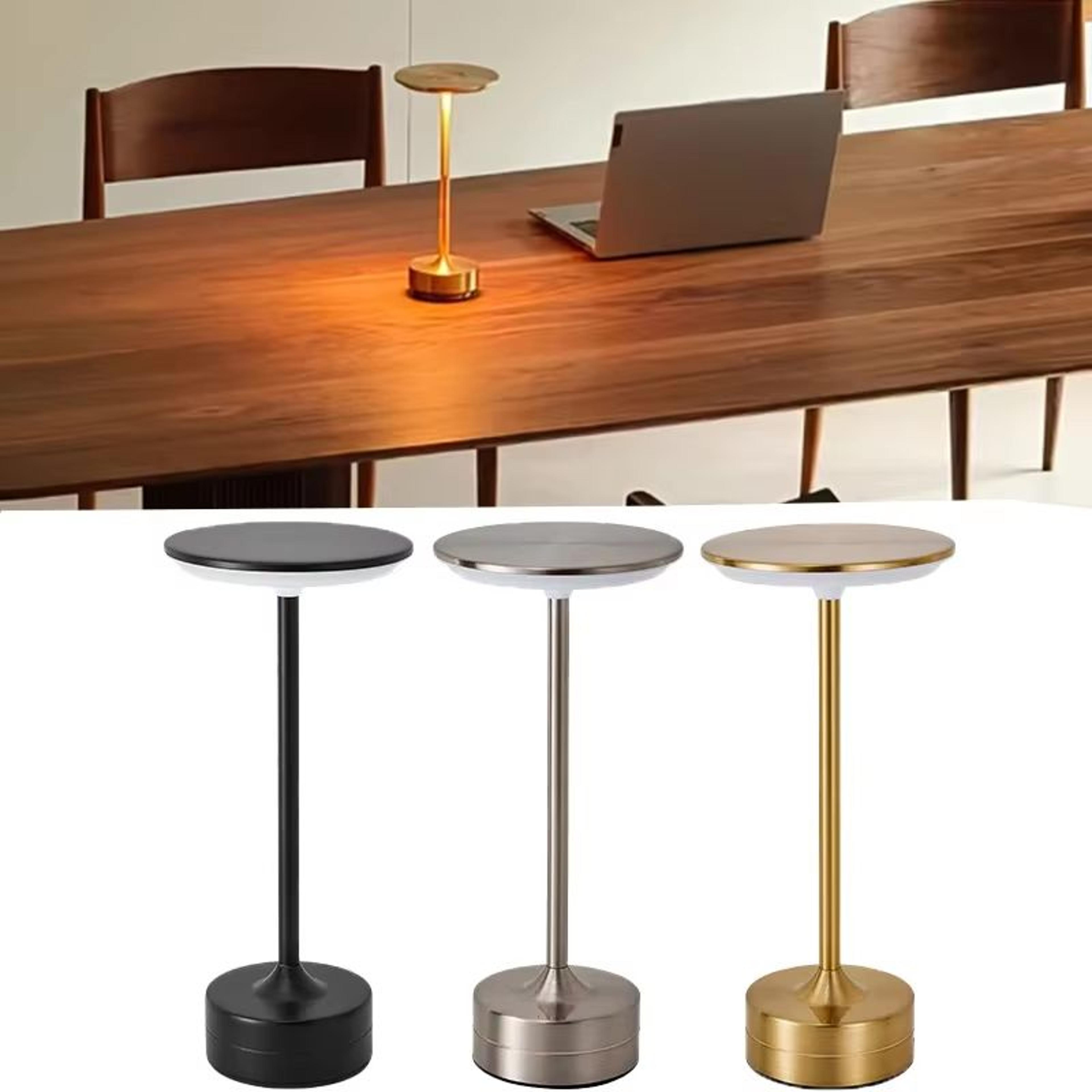 Wireless Touch LED Table Lamp USB Rechargeable Atmosphere Night Light 0