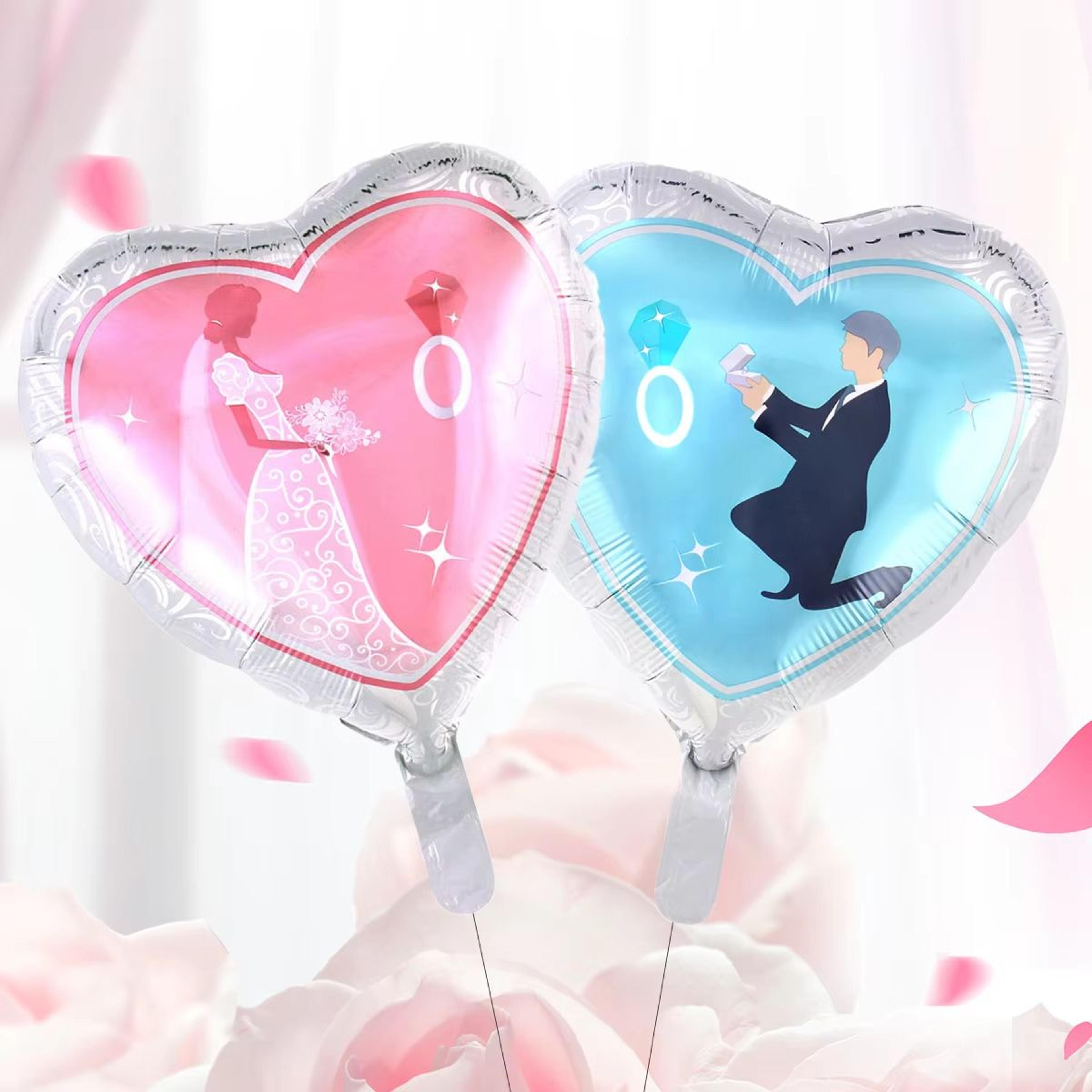 18Inch I LOVE YOU Heart Balloon Set 10Pack For Wedding  Valentines Day 3