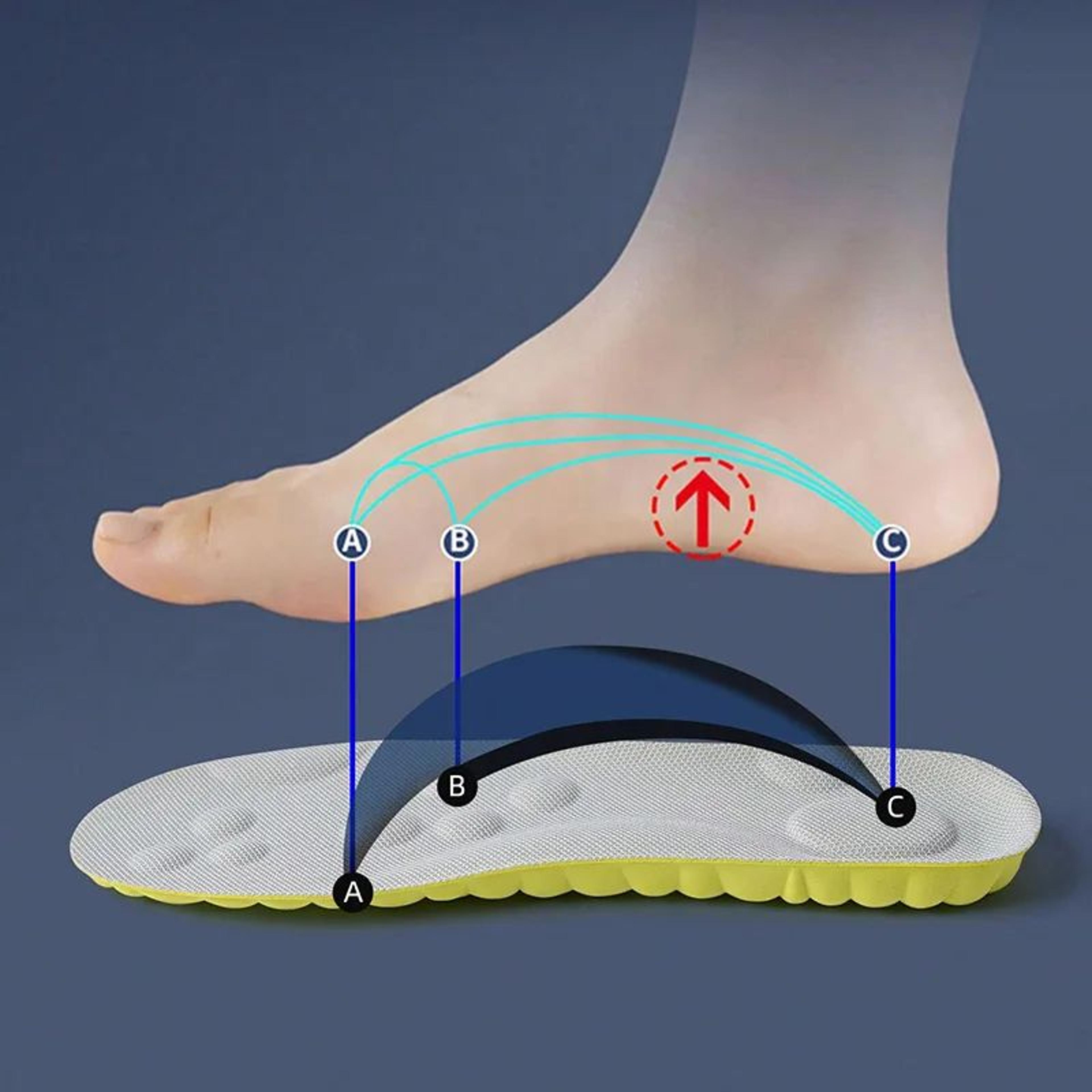 High Elasticity Latex Sport Insoles With Arch Support And Breathable Deodorant Cushion 1