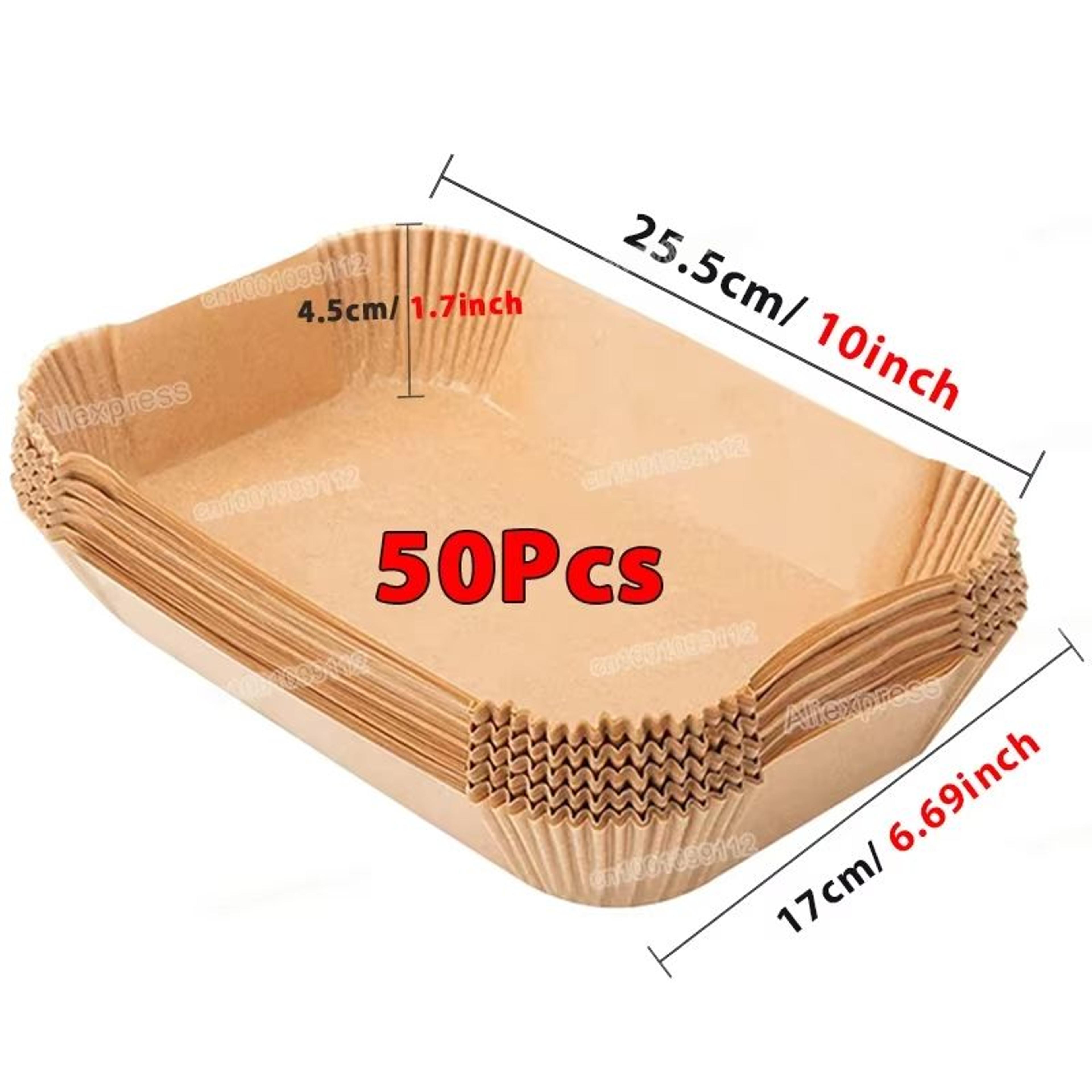 Round Disposable Air Fryer Paper Liners 50100 Pcs NonStick Waterproof Baking Accessories For Kitche 12