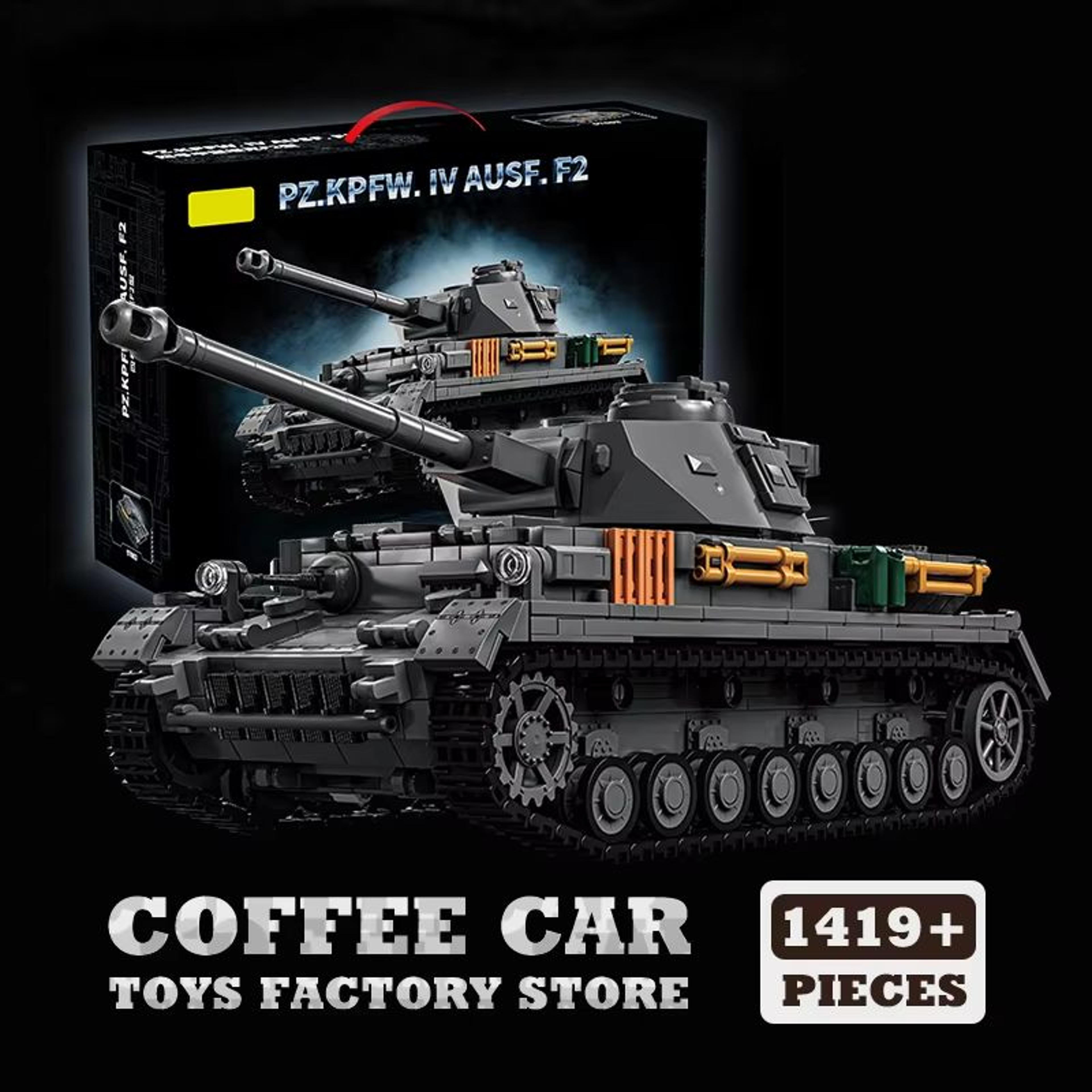 Germany Military Medium Tank IV MOC Bricks Building Blocks Model  WW2 Panzer Toy For Adults And Kid 9
