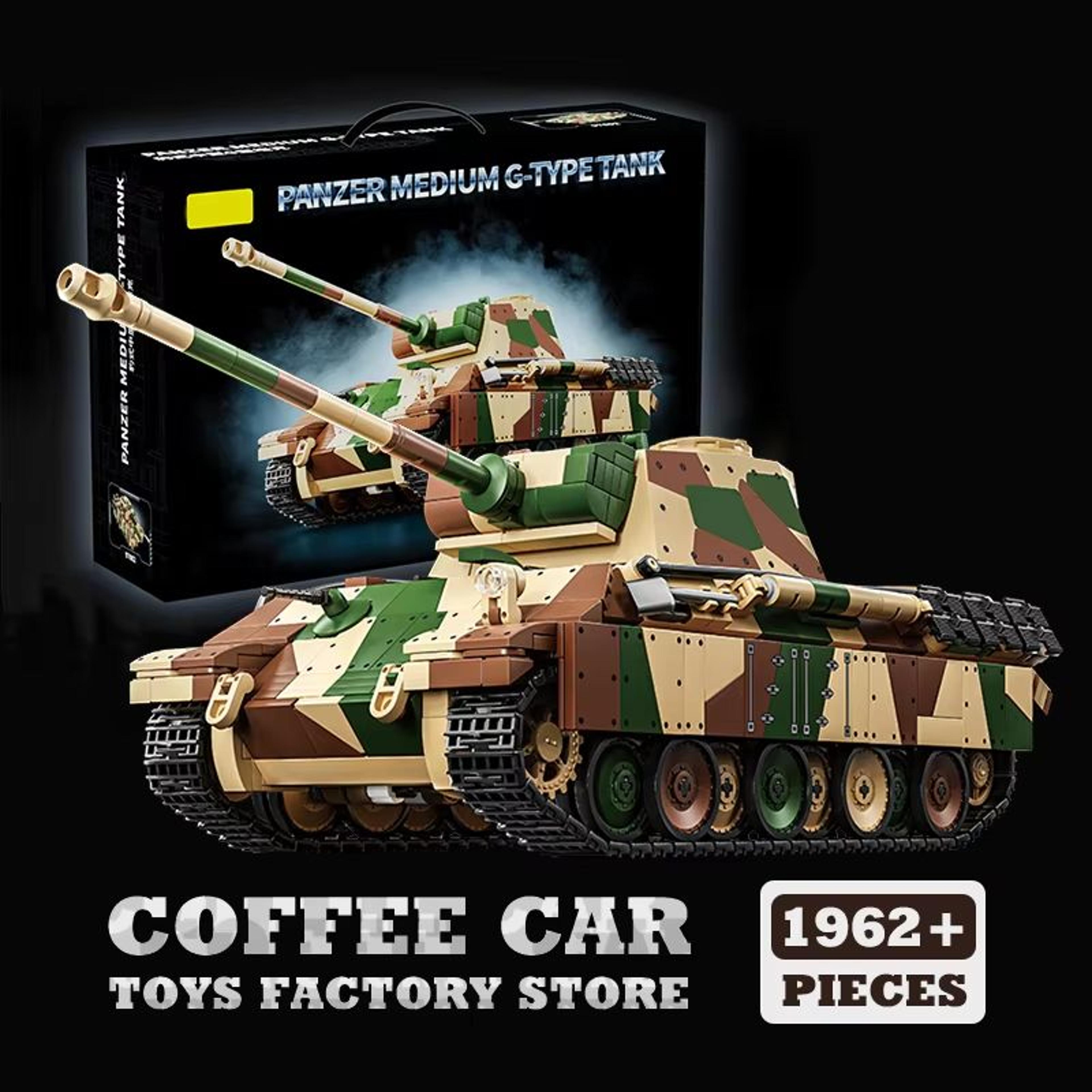 Germany Military Medium Tank IV MOC Bricks Building Blocks Model  WW2 Panzer Toy For Adults And Kid 8