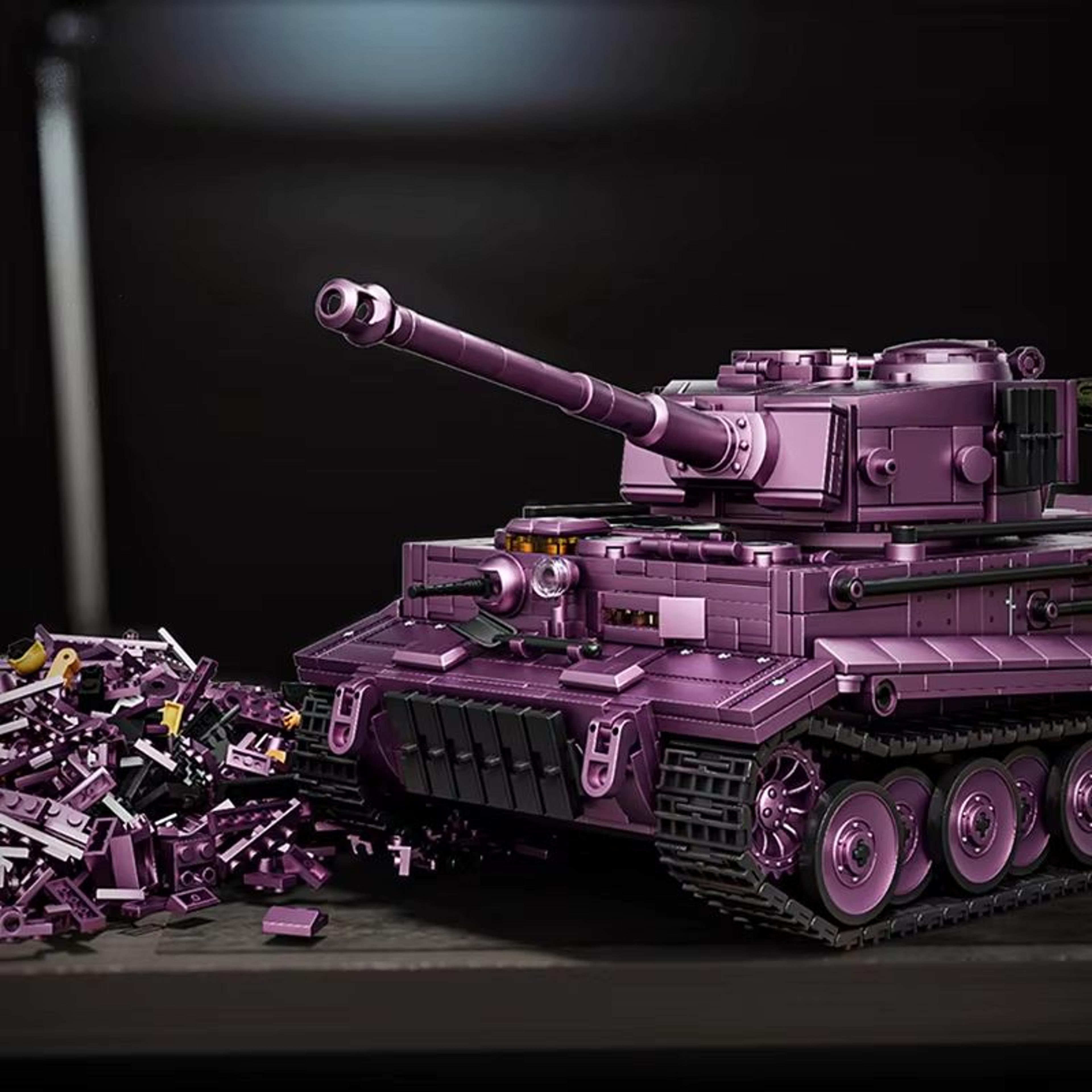 Classic Heavy Tank KV2 MOC Bricks Building Blocks Set  WW2 Military Model For Kids And Adults 5