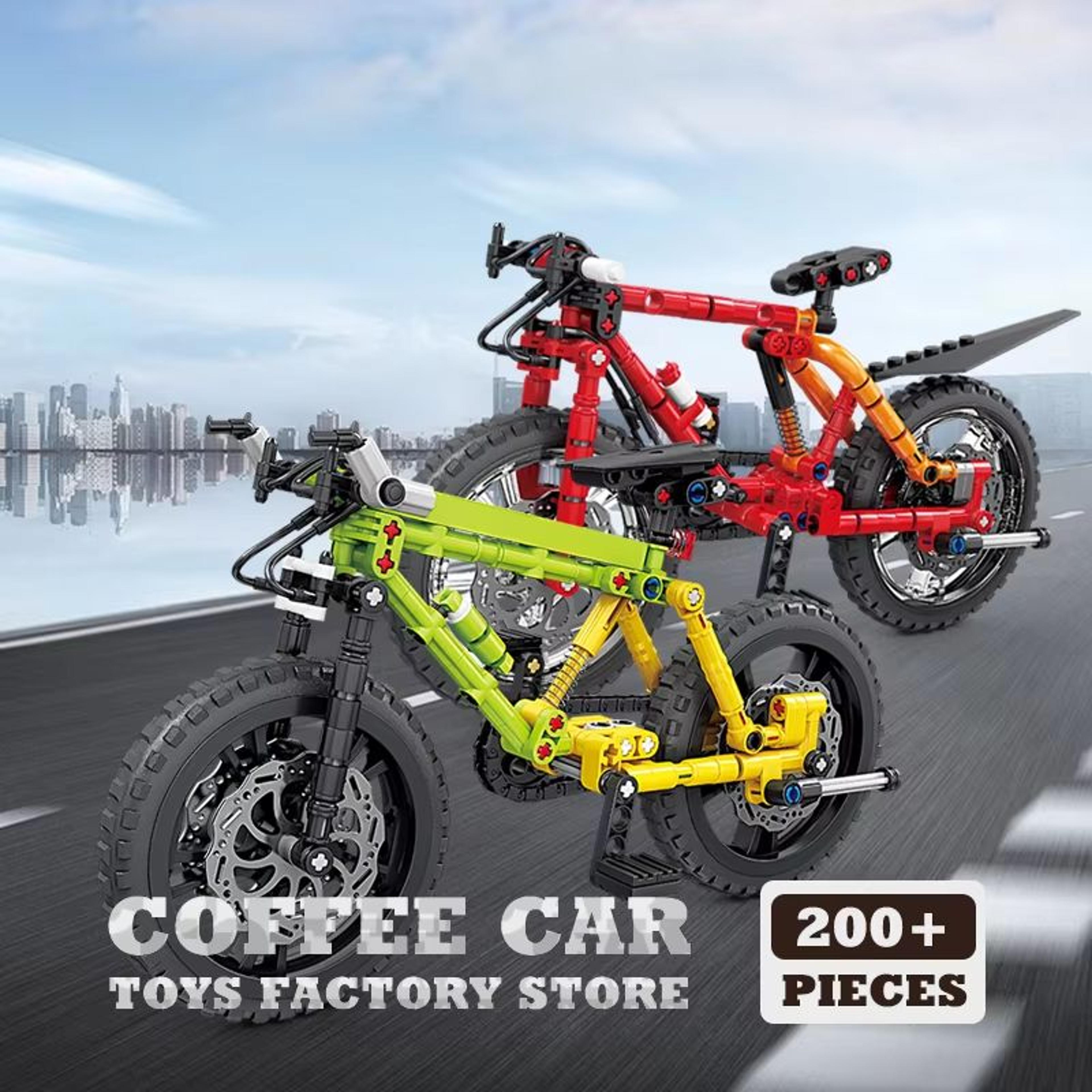 Technology Mountain Bike MOC Blocks Building Set  OffRoad Bicycle 3D Bricks Toy For Kids And Adults 0