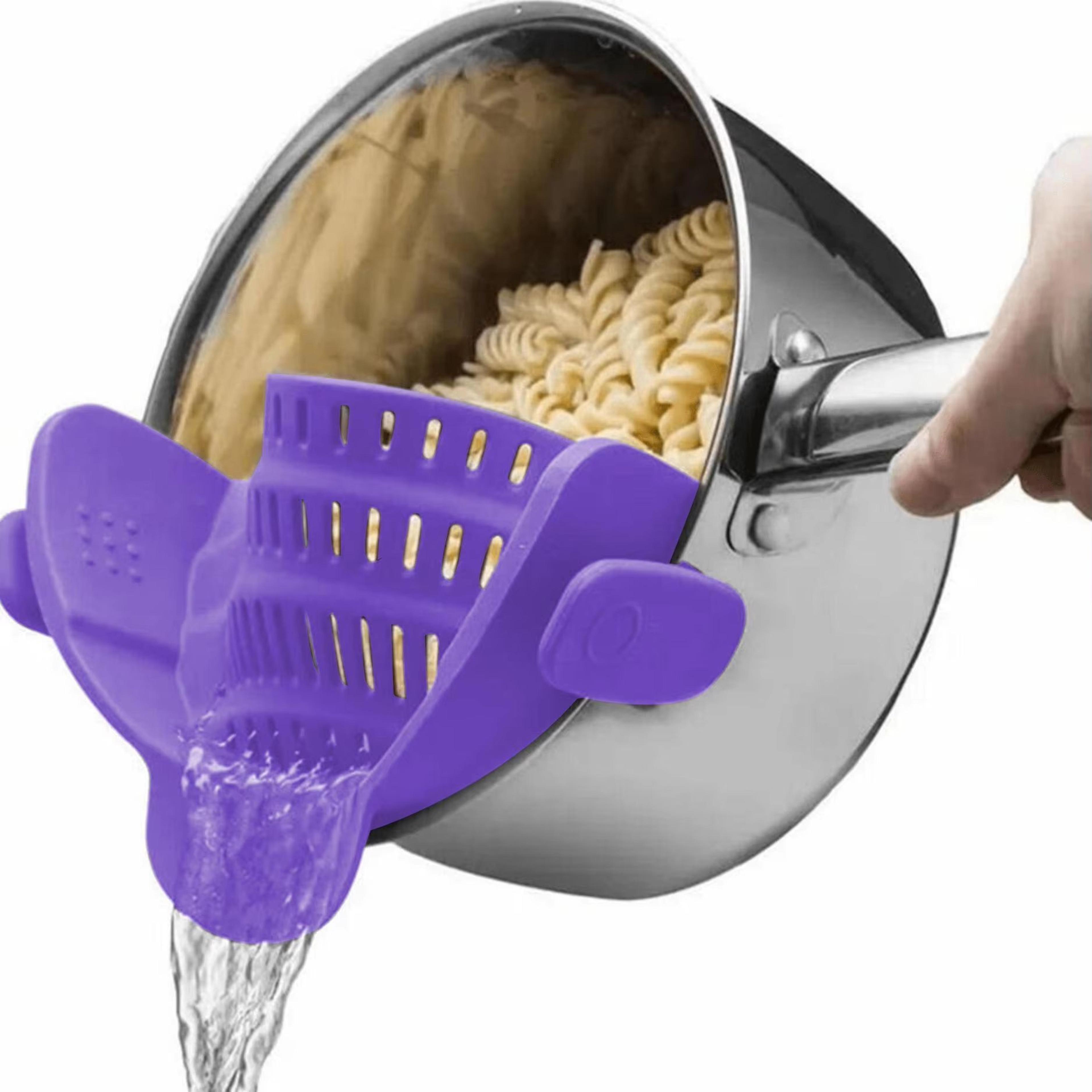 Adjustable ClipOn Pot Strainer For Pots Pans And Bowls 10