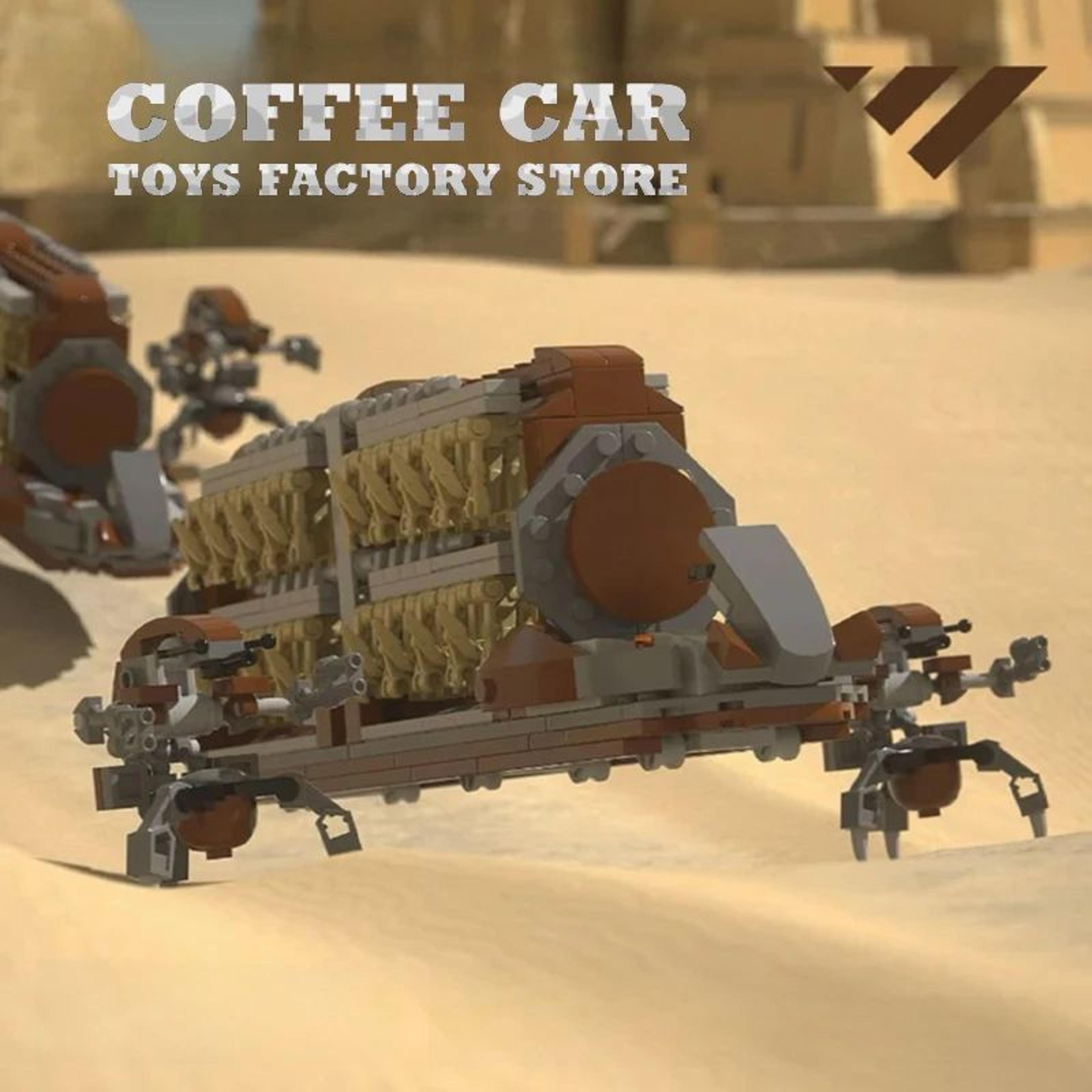 MOC Space War Transport Car And Star Robot Building Blocks Set 3