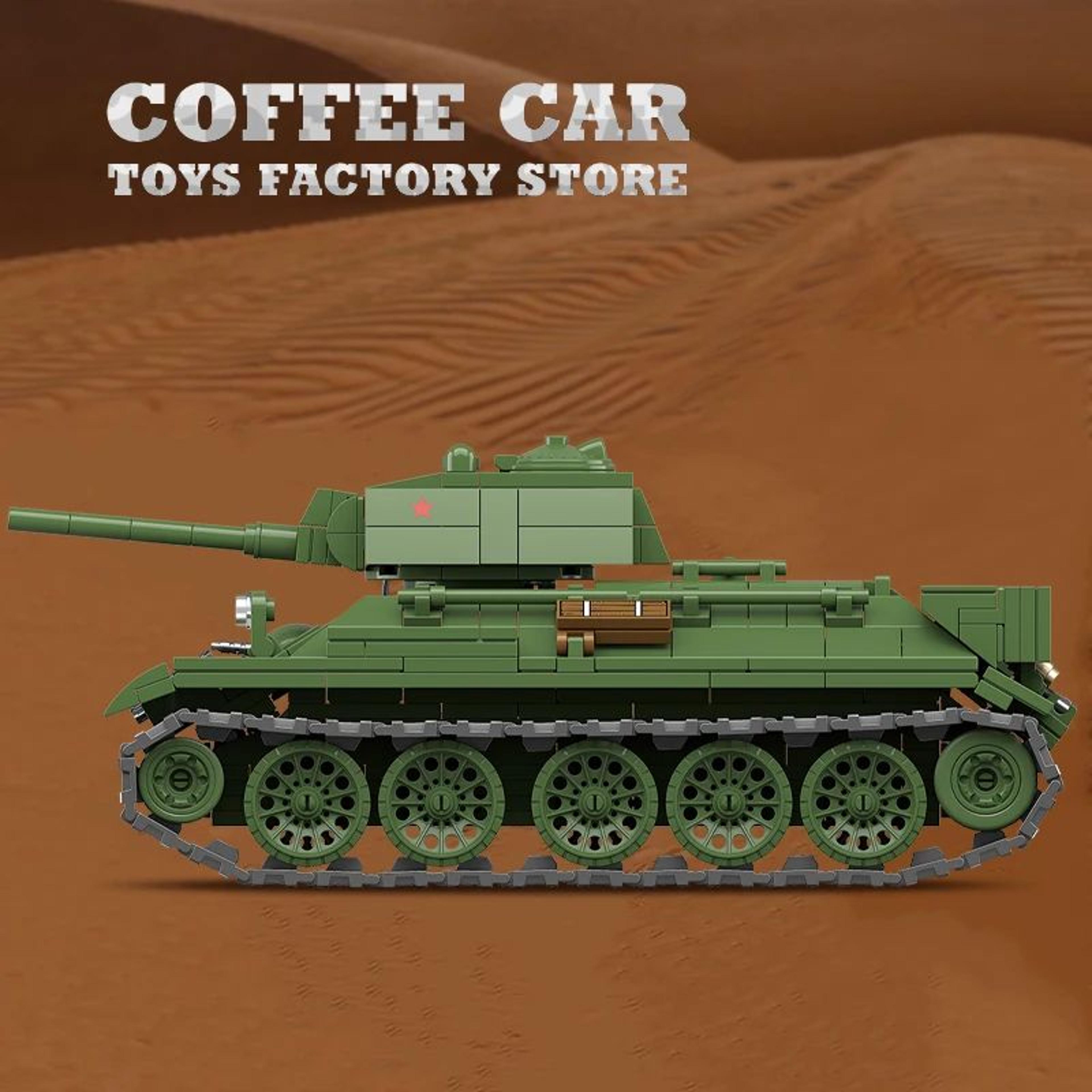 M4A3 Medium Tank Building Blocks Set WWII Military Model Toy 1
