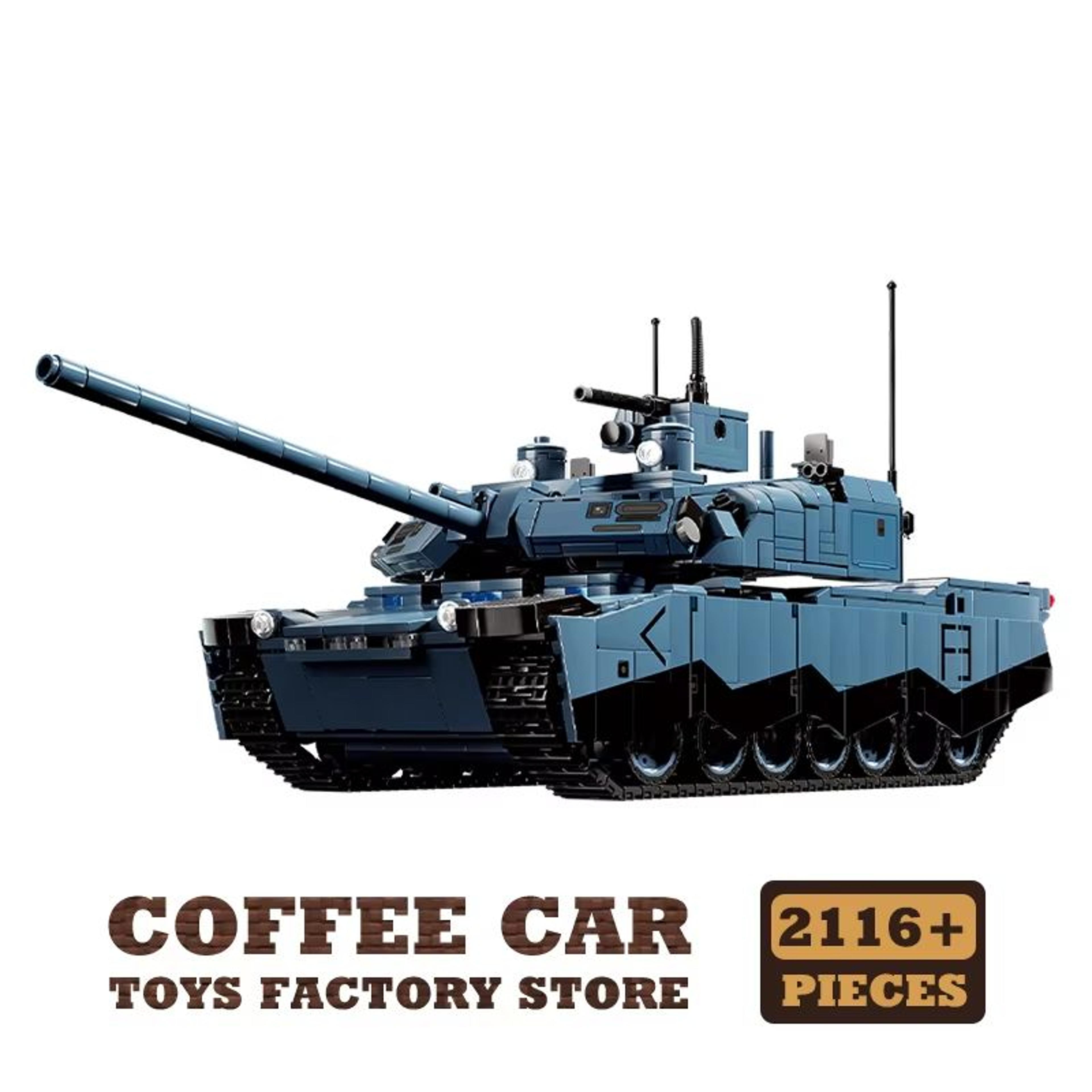 T14 Main Battle Tank Building Blocks Set Military Model Toy 6