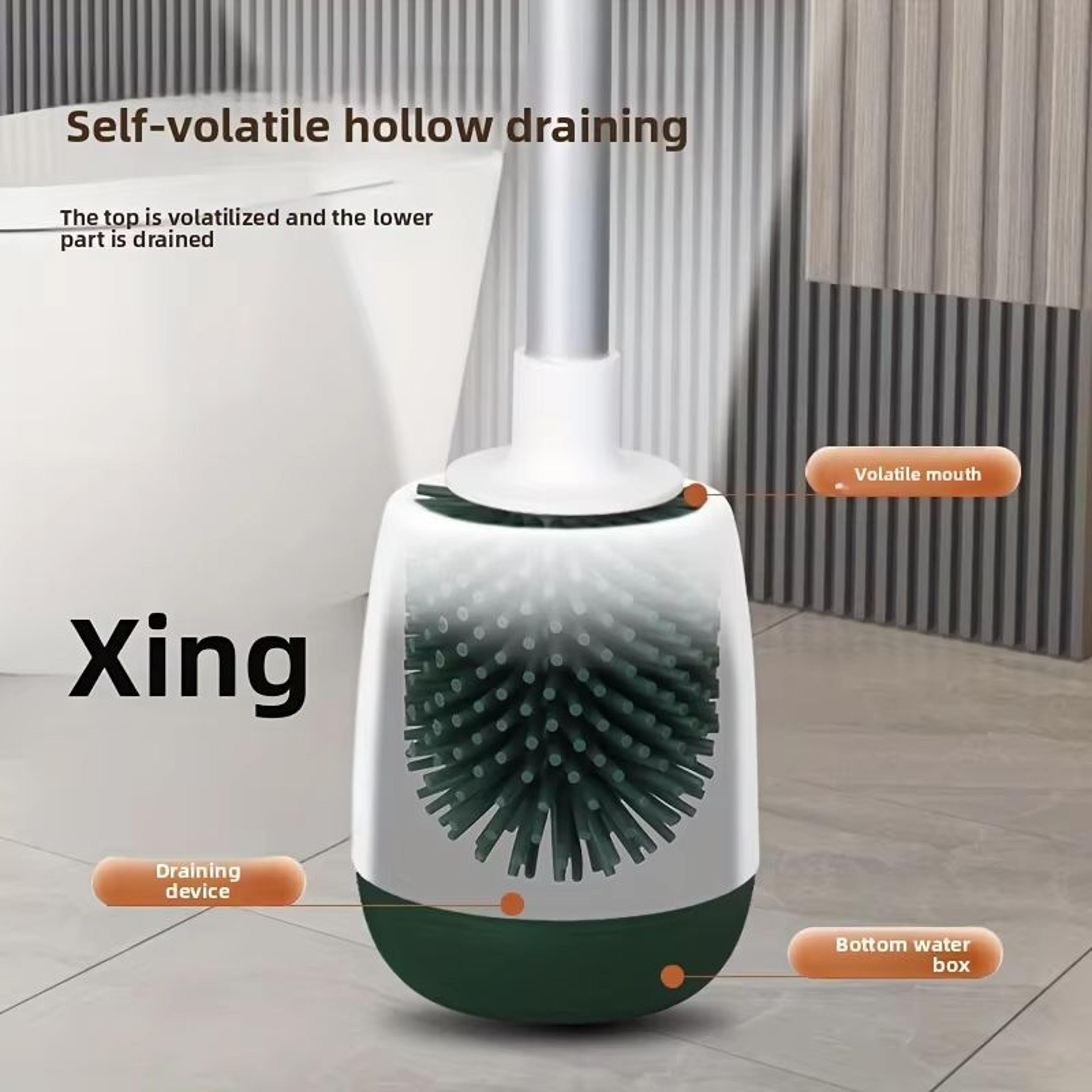 MultiFunctional Ventilated Toilet Brush Set  WallMounted  FloorStanding Bathroom Cleaner 2