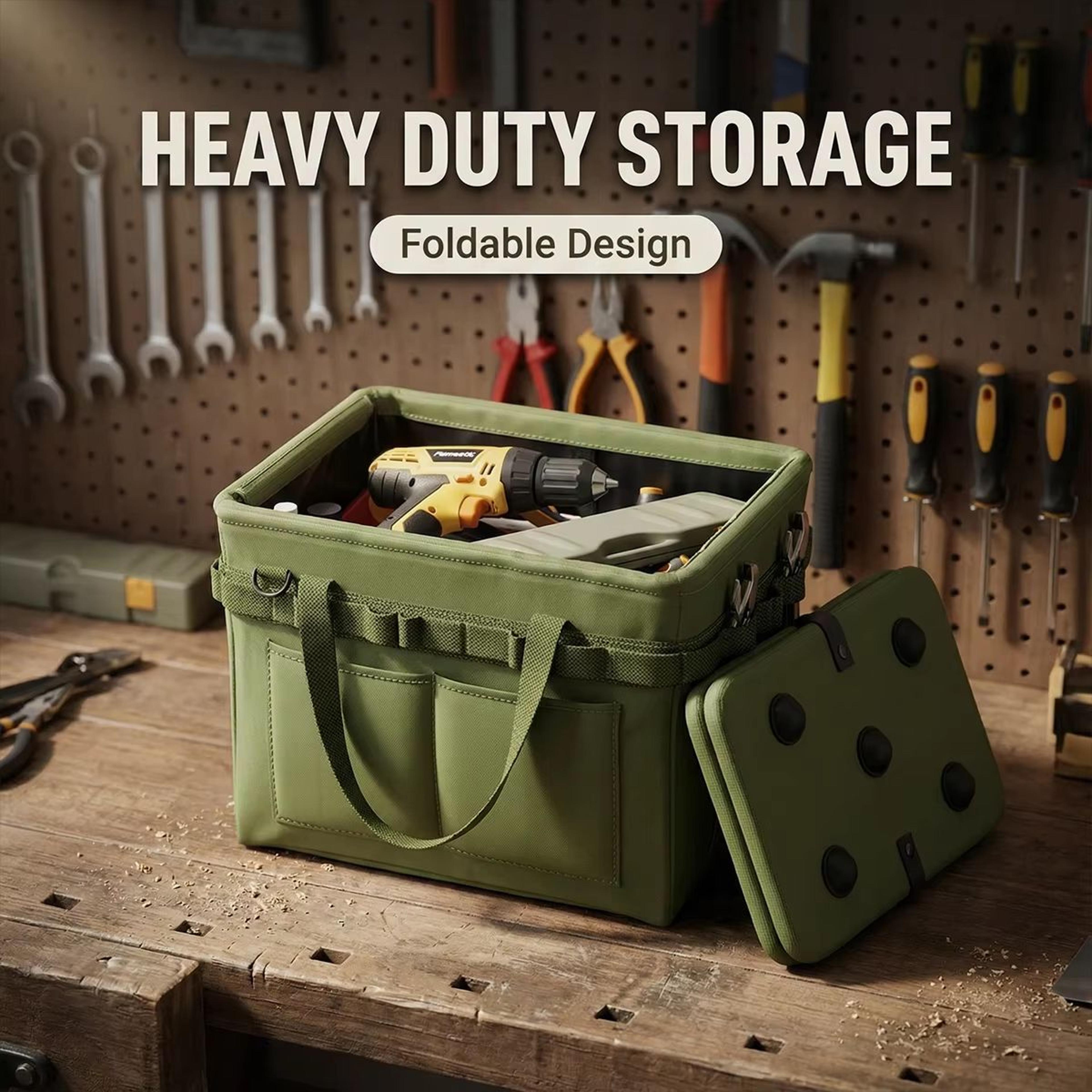 Heavy Duty Waterproof Oxford Cloth Tool Bag Organizer With MultiPocket Storage 0