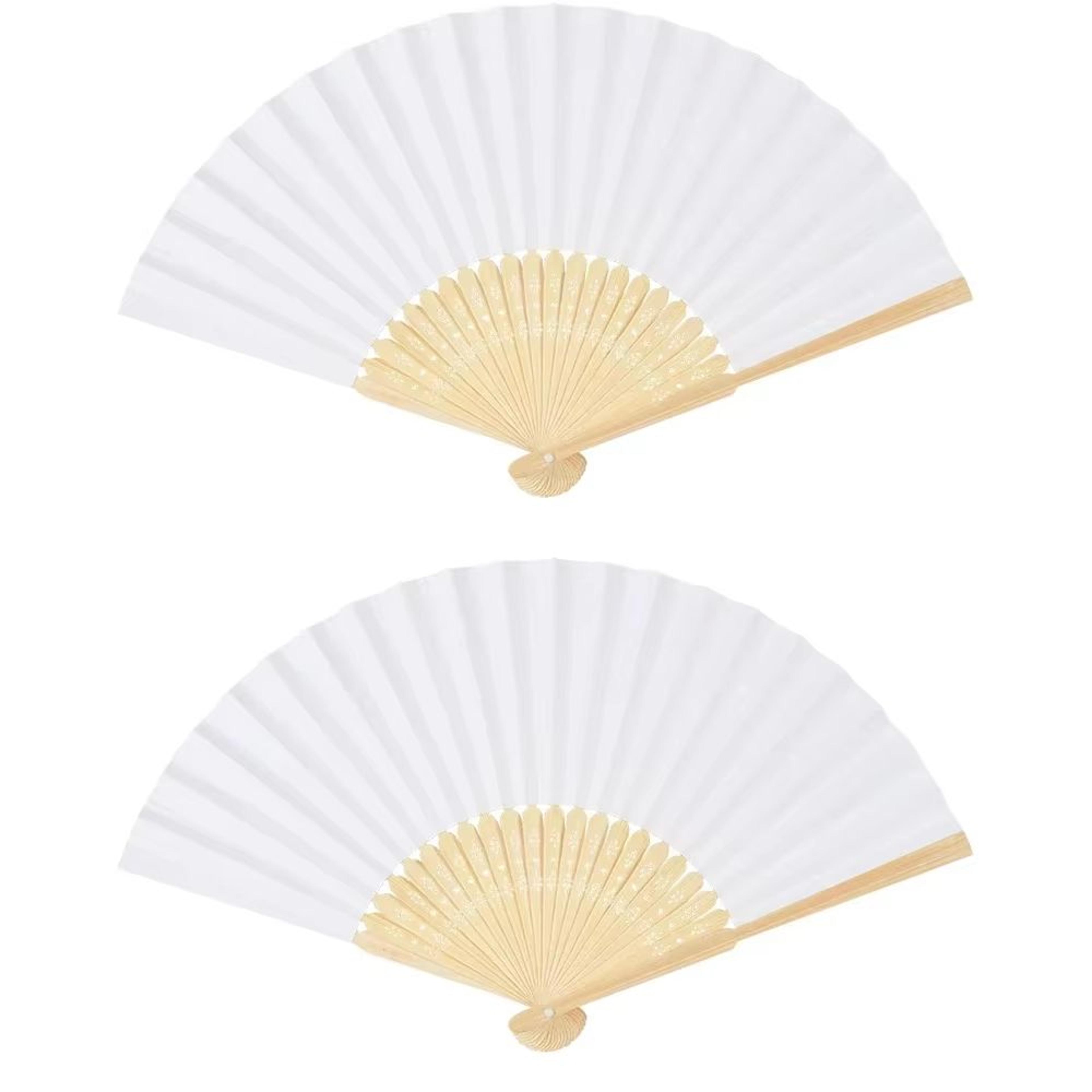 7 In Chinese Style Blank Folding Hand Fan For Calligraphy And Painting 6