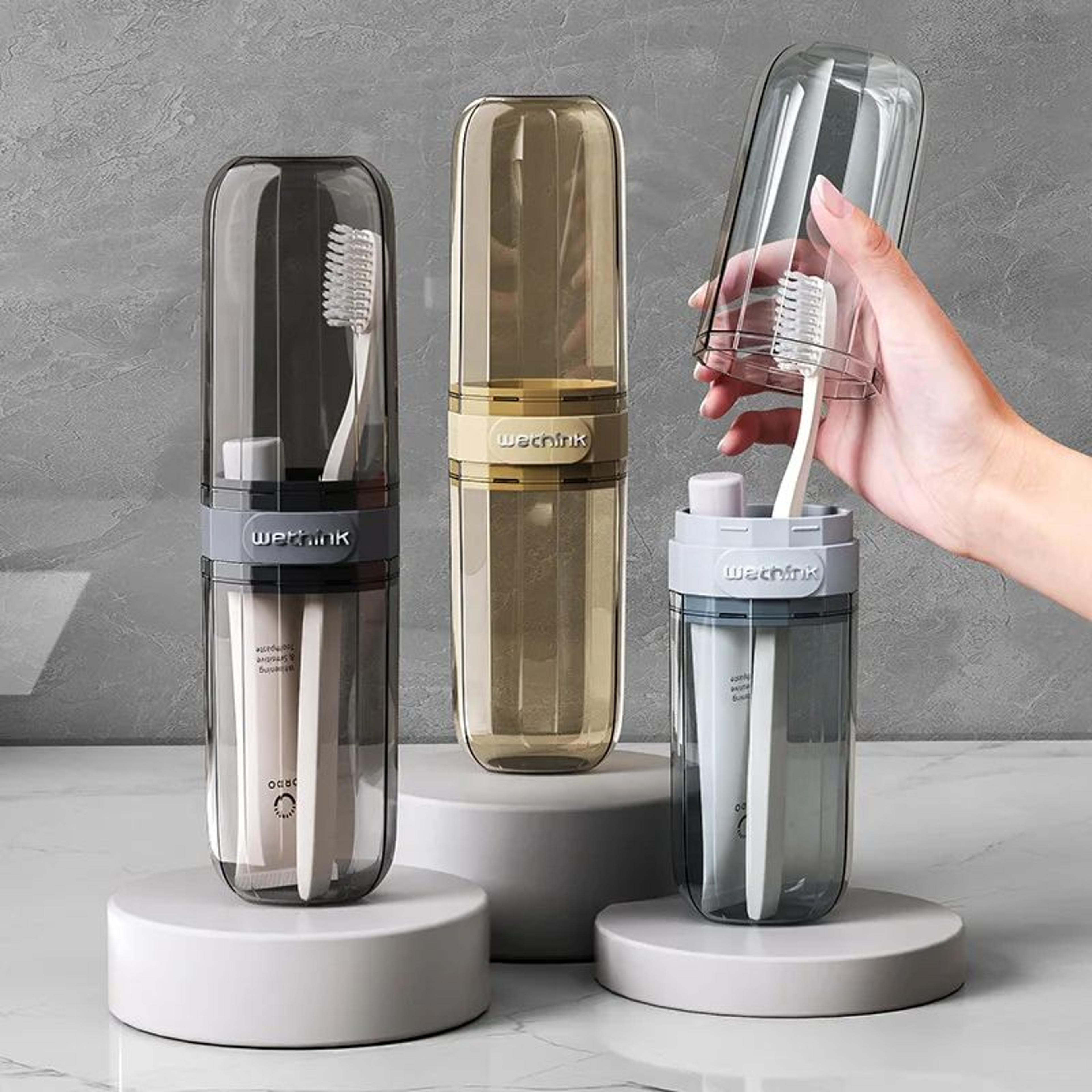 Transparent Portable Toothbrush Travel Case For Trips 0