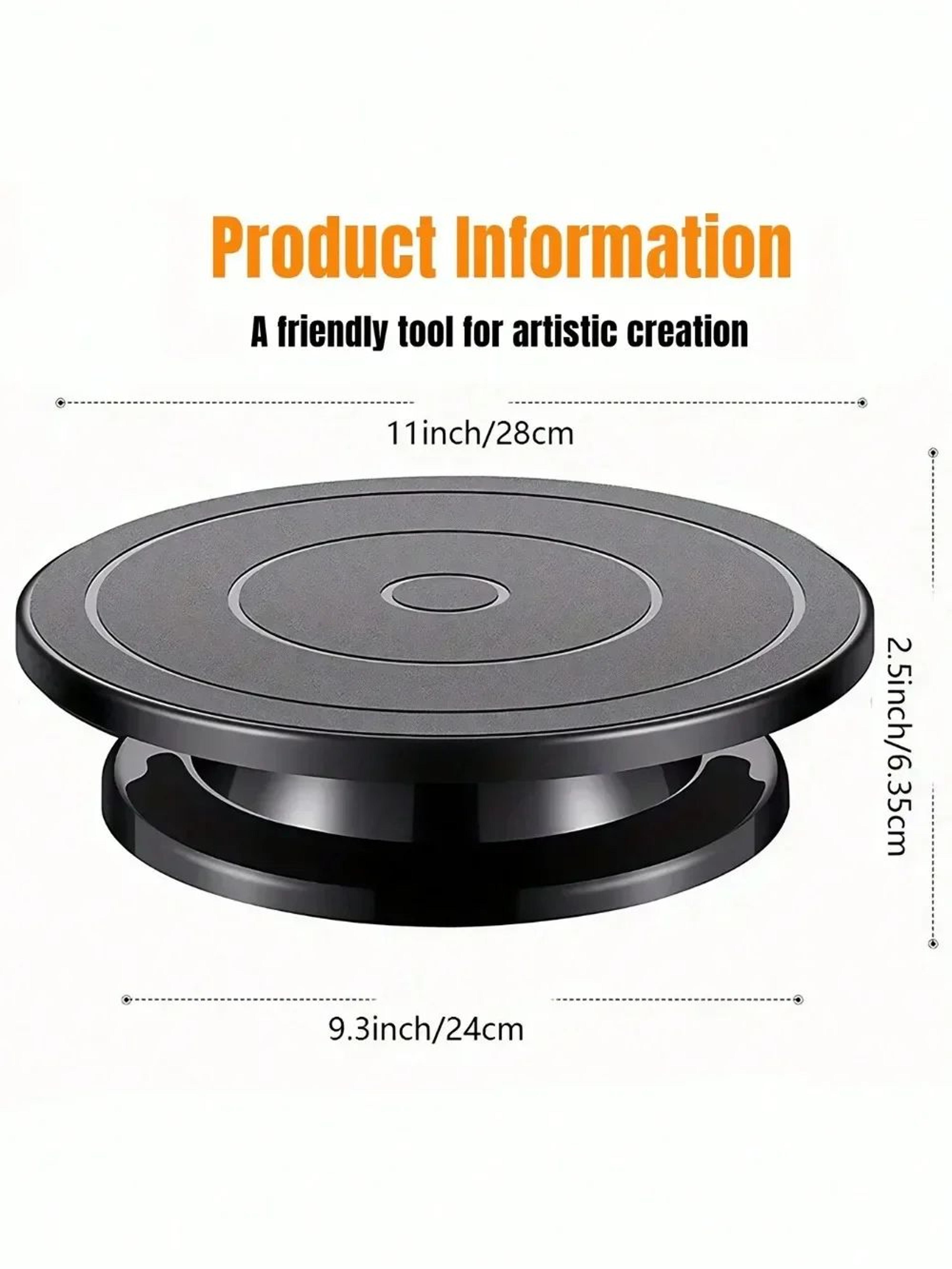 Rotating Cake Turntable With AntiSkid Base For Decorating And Crafting 4
