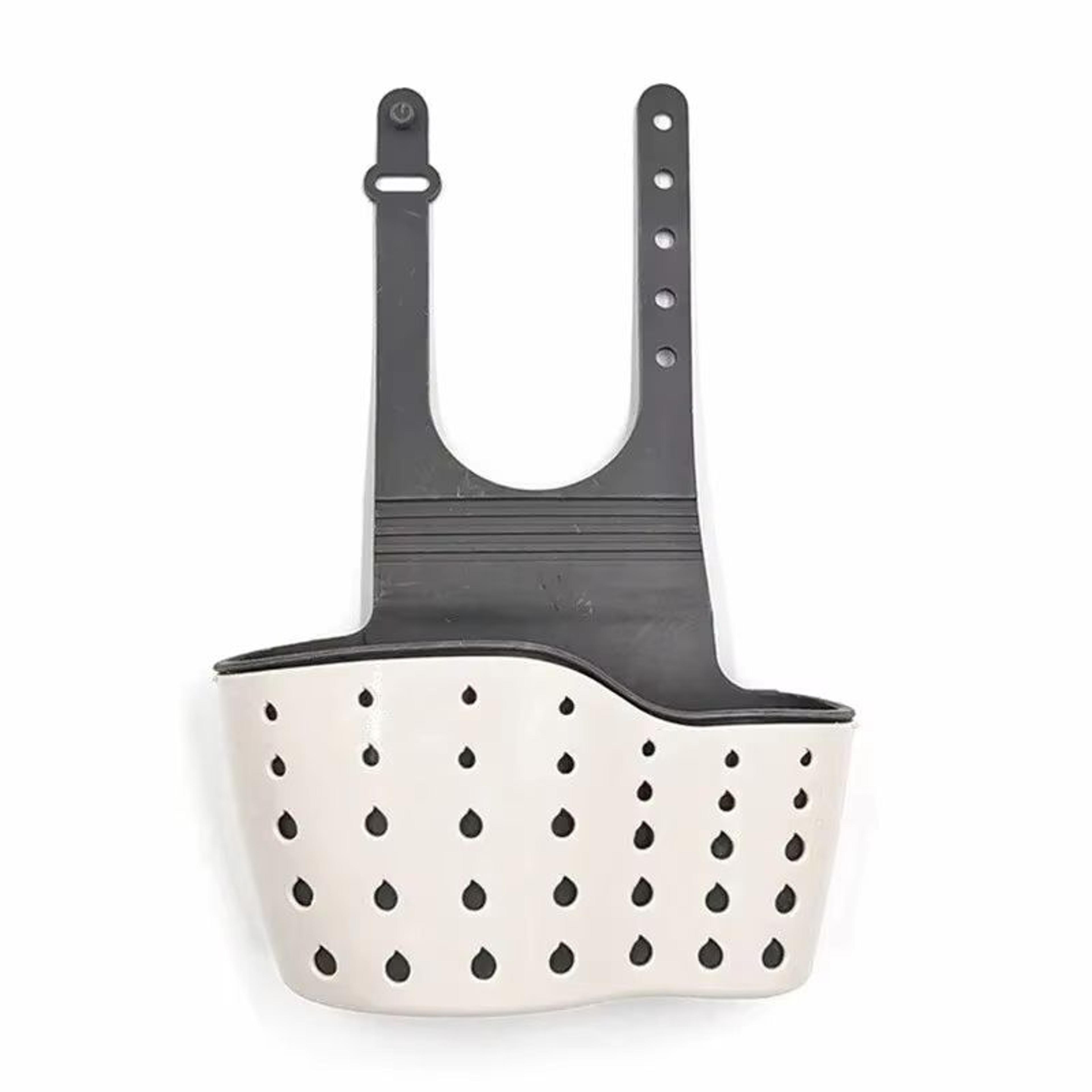 Adjustable Kitchen Sink Hanging Storage Basket For Soap And Sponge 6