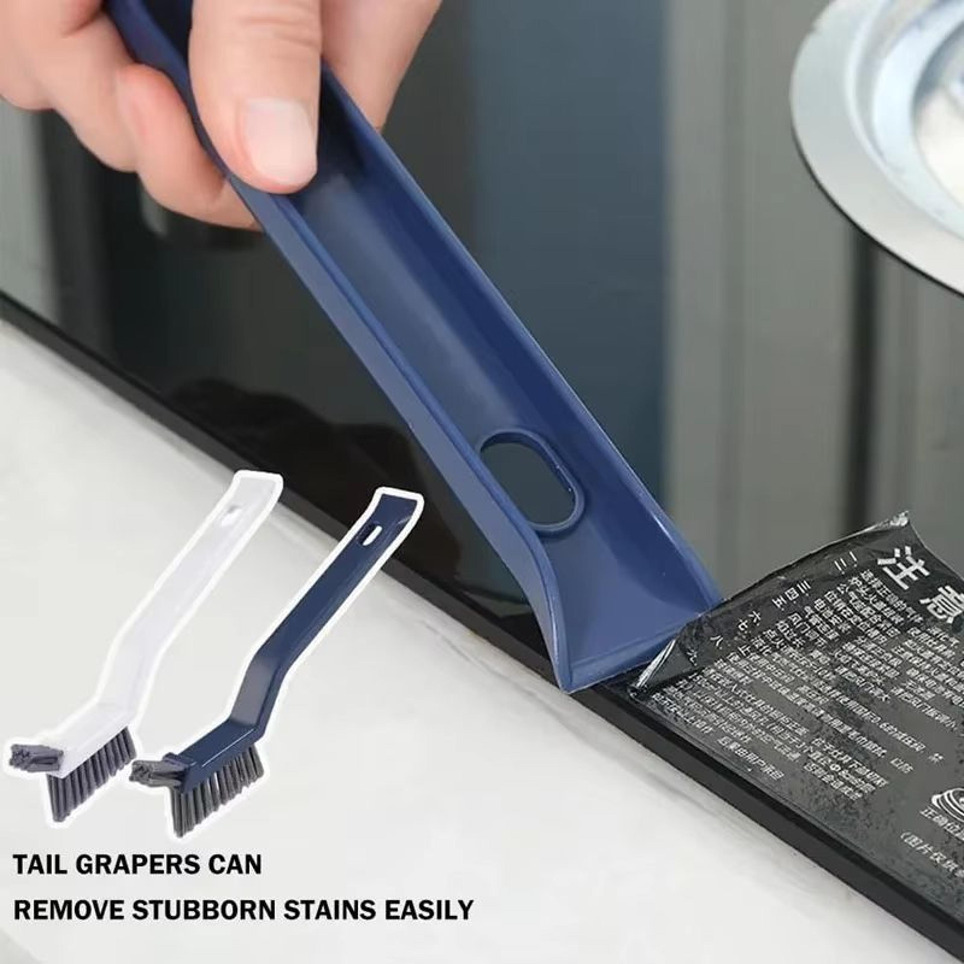 HeavyDuty Long Handle Bathroom Scrub Brush For Floor Tile Sink And Bathtub 2