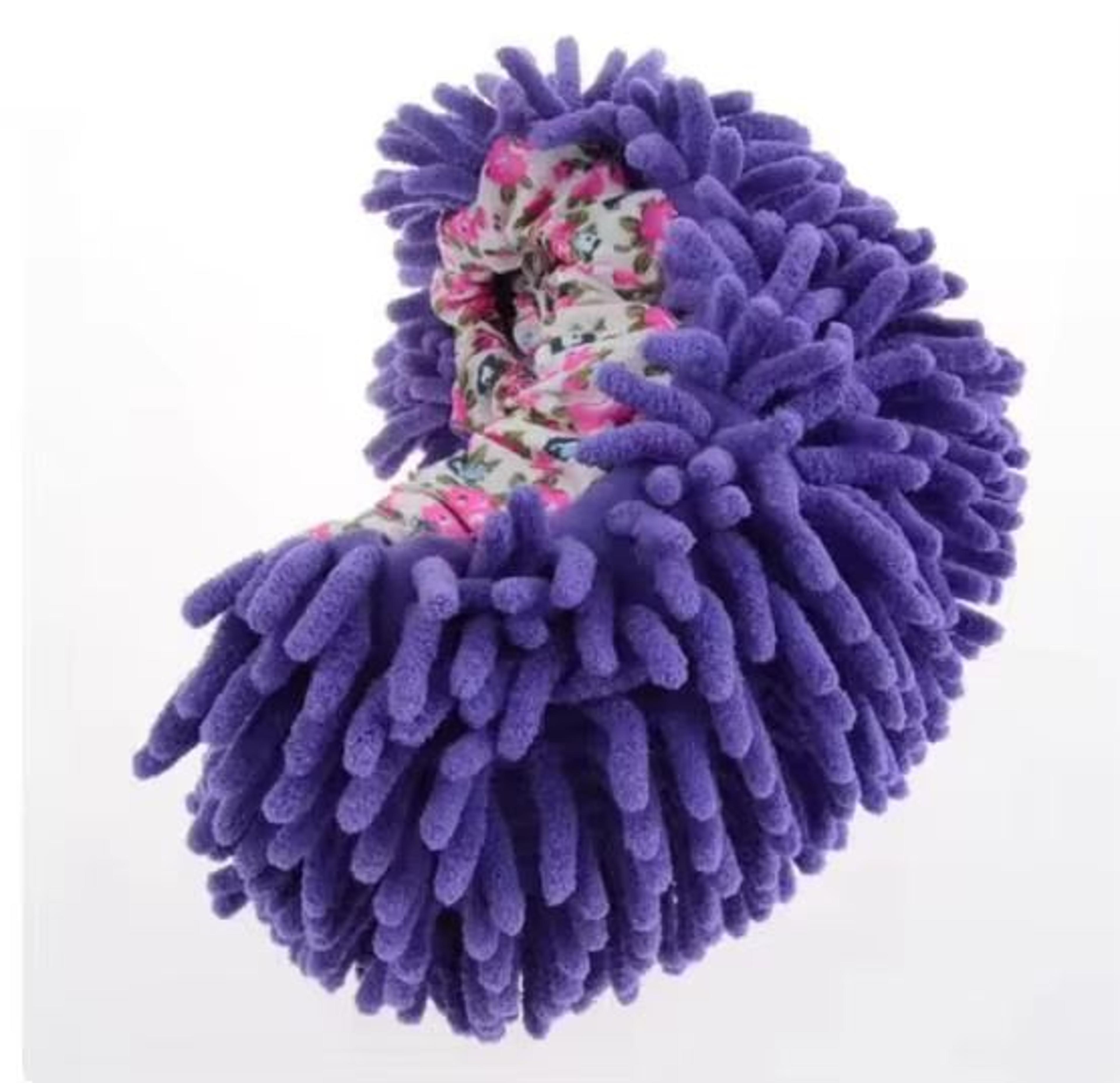Chenille Mop Slippers Floor Cleaning Foot Covers 2Pack 7