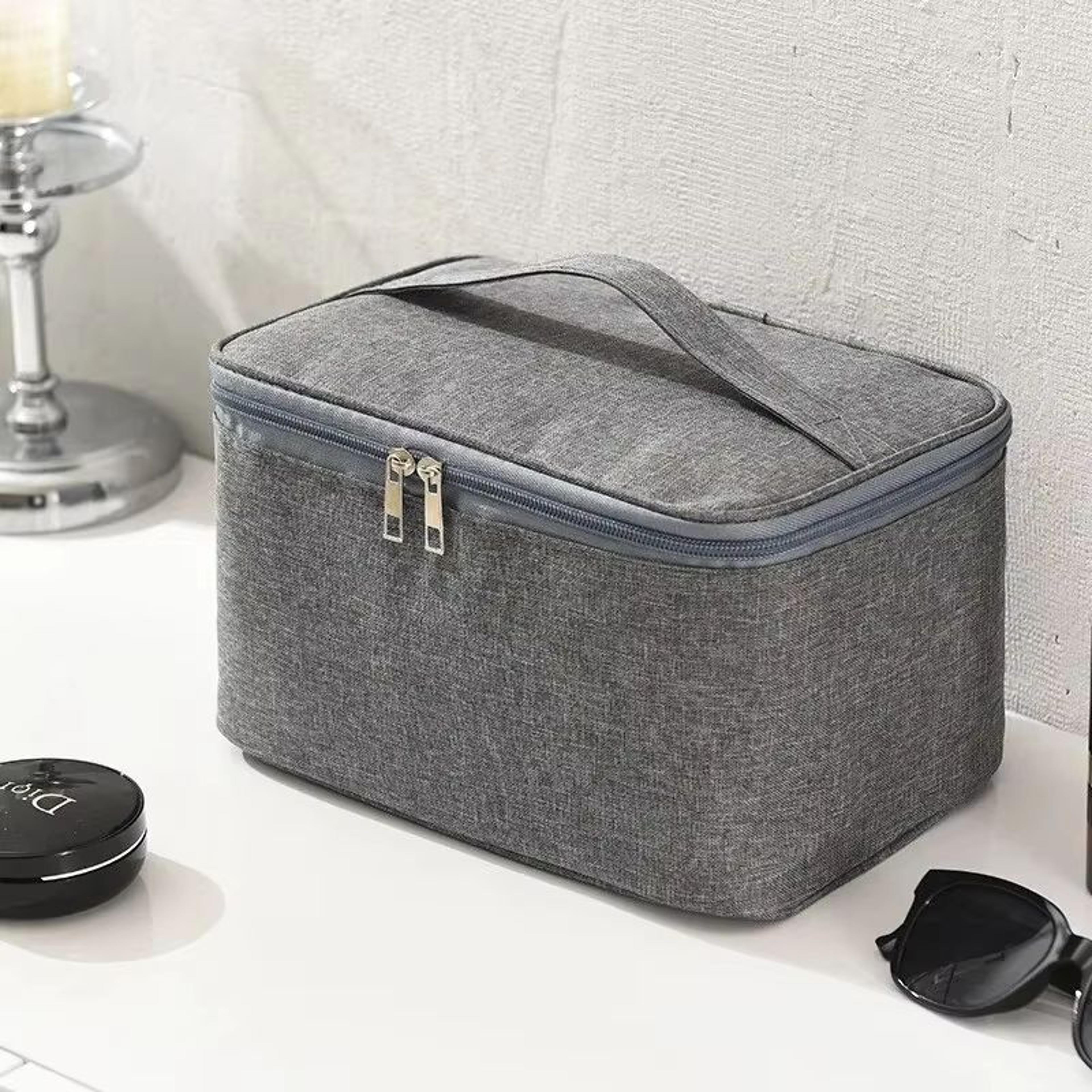 Mens Large Capacity Double Layer Toiletry Bag With Oxford Cloth 0