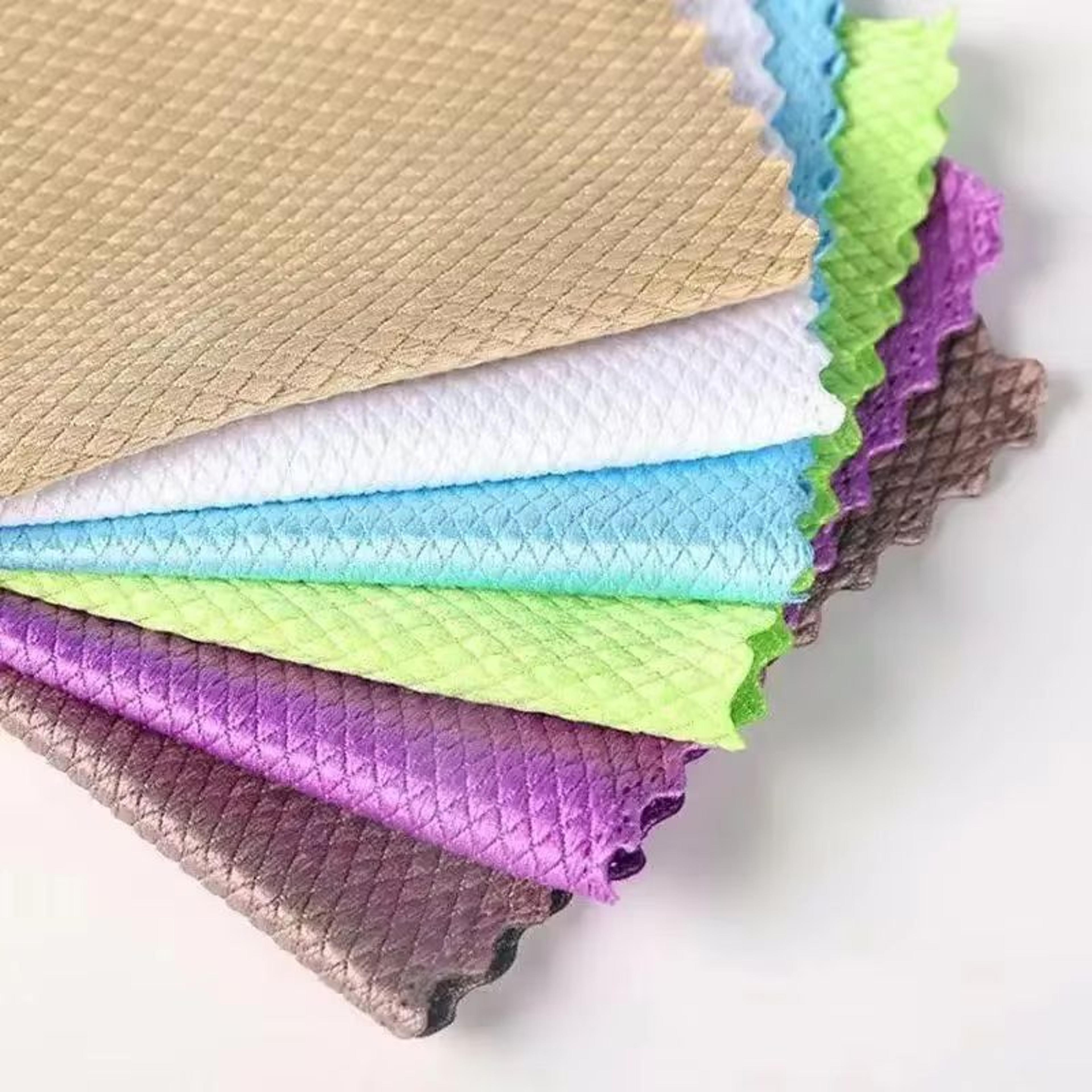 Microfiber Super Absorbent Cleaning Cloths For Kitchen Glass And Household 4
