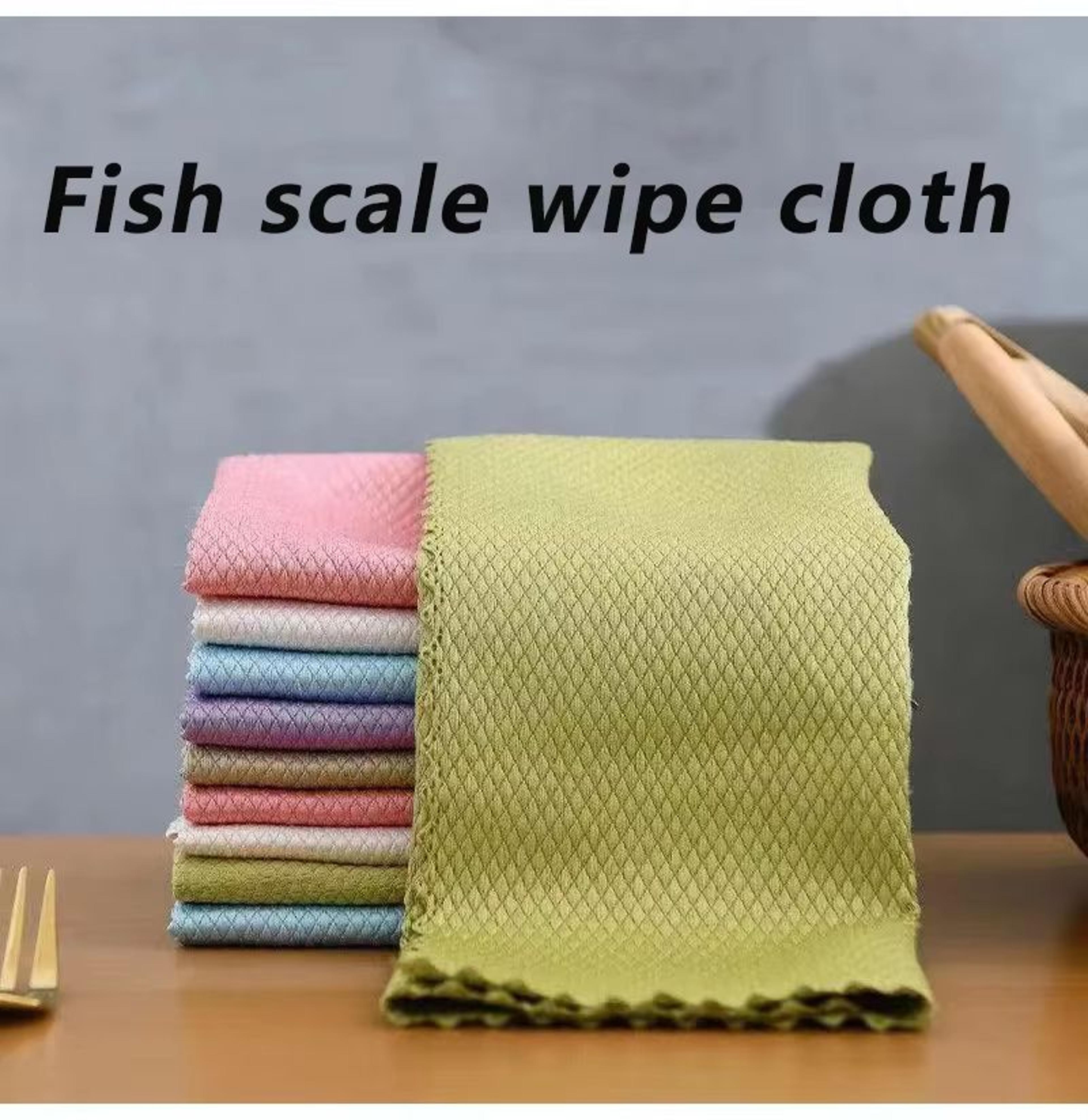 Microfiber Super Absorbent Cleaning Cloths For Kitchen Glass And Household 5