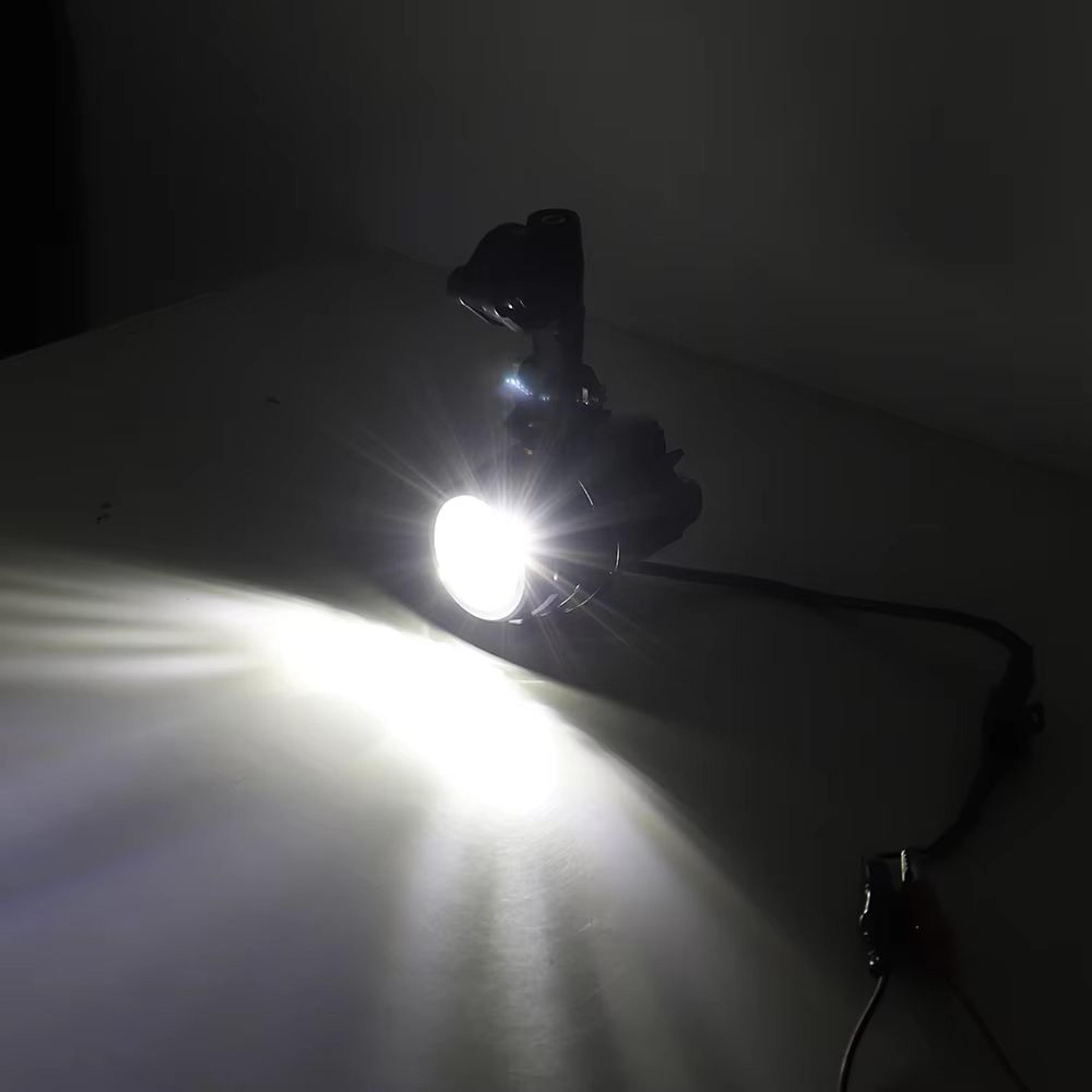 40W LED Motorcycle Auxiliary Spot Driving Fog Lights 6000K Universal For R1200GS F800GS K1600 4