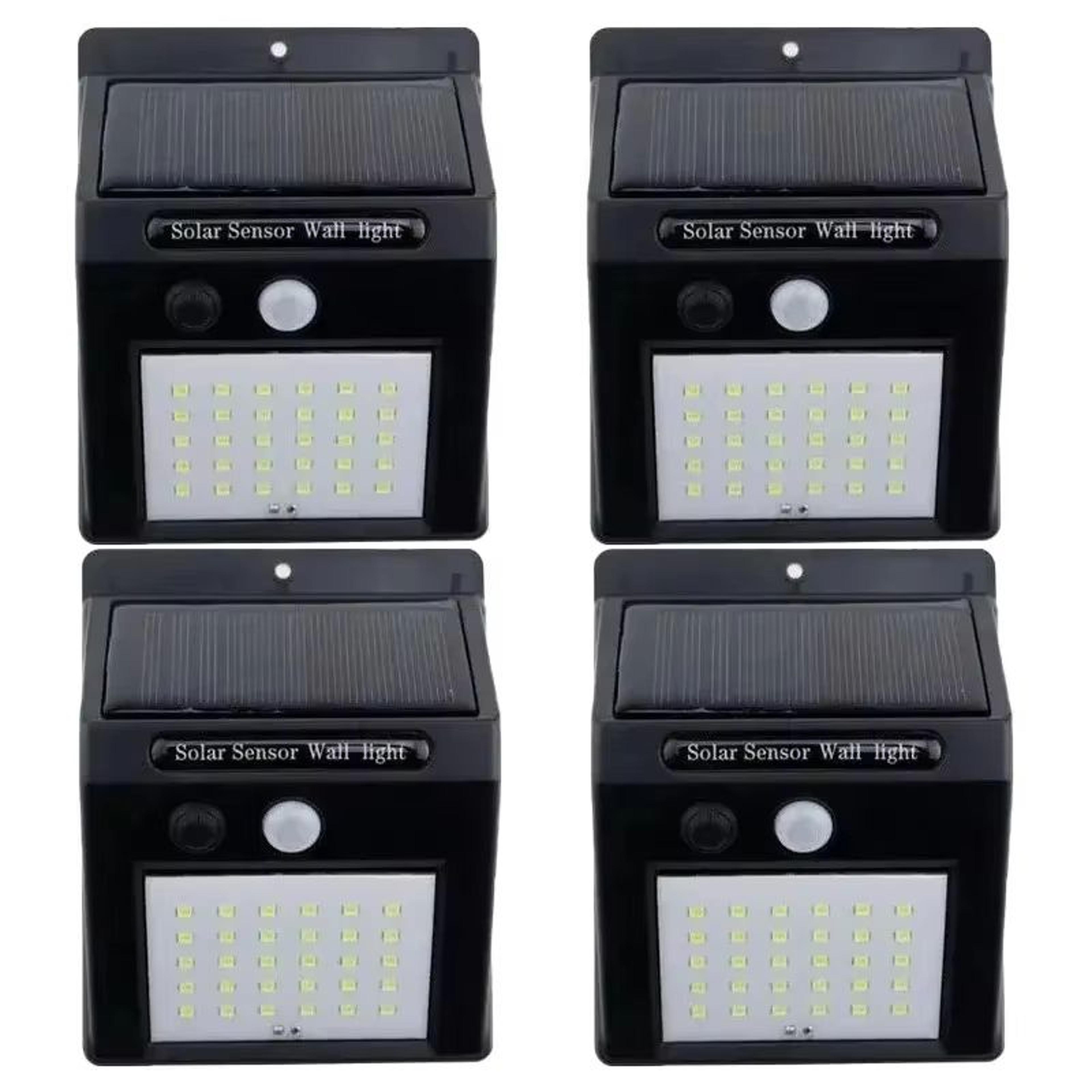30 LED Solar Motion Sensor Wall Light IP65 Waterproof Outdoor Security LED Lamp 8