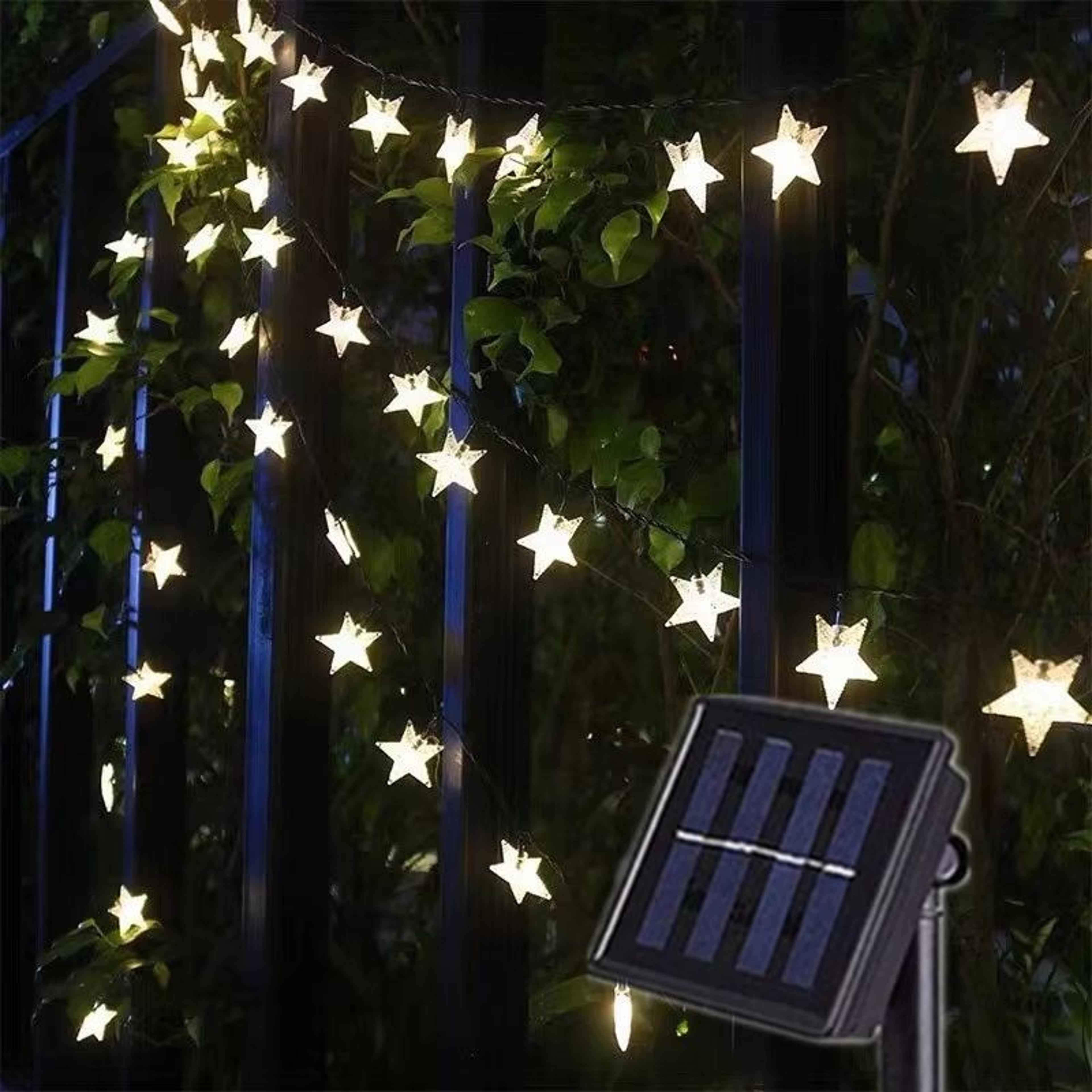 Solar Star String Lights 164ft  23ft  394ft Outdoor LED Fairy Lights For Garden Patio Christmas Wed 1